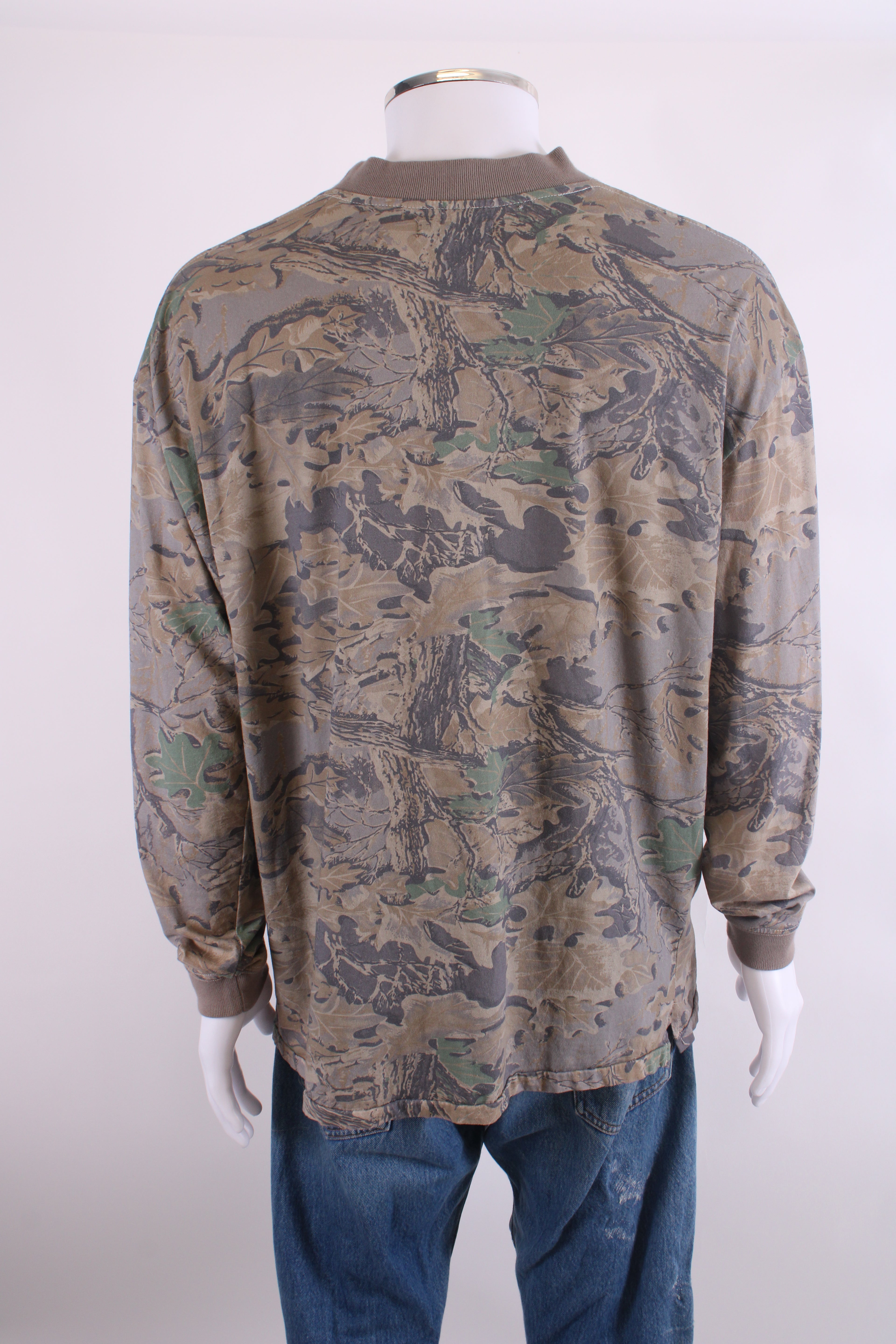 Yeezy Season 4 Mock Neck L/S T-shirt Camo S