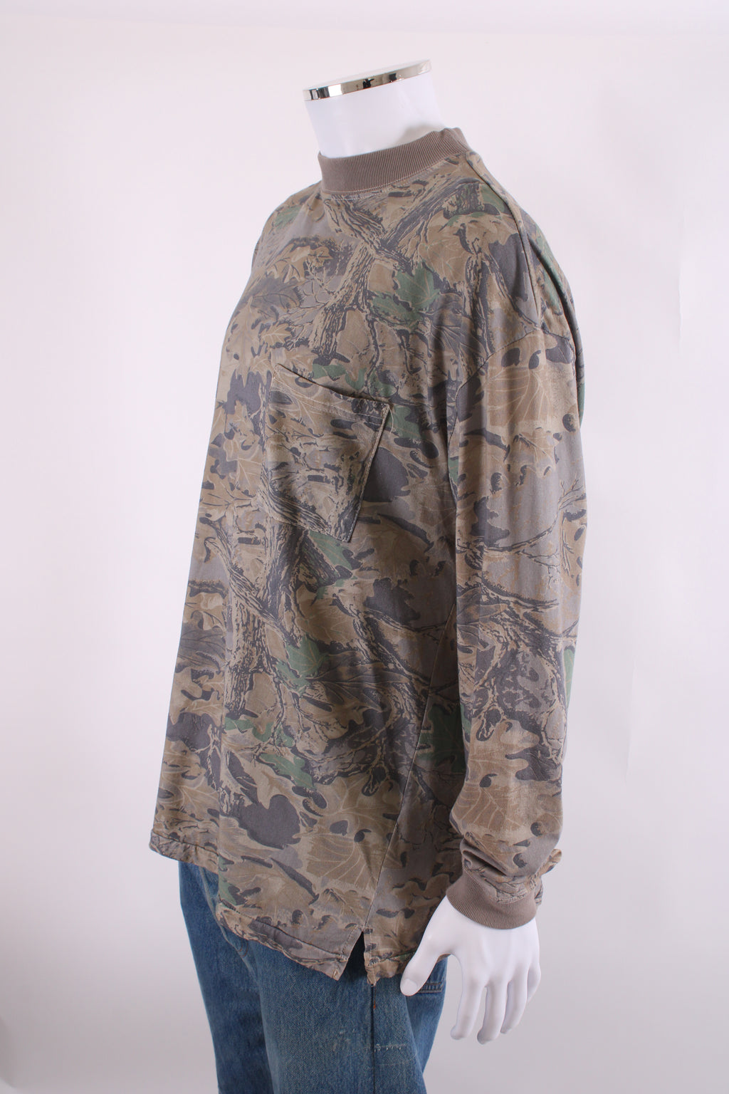 Yeezy Season 4 Mock Neck L/S T-shirt Camo S