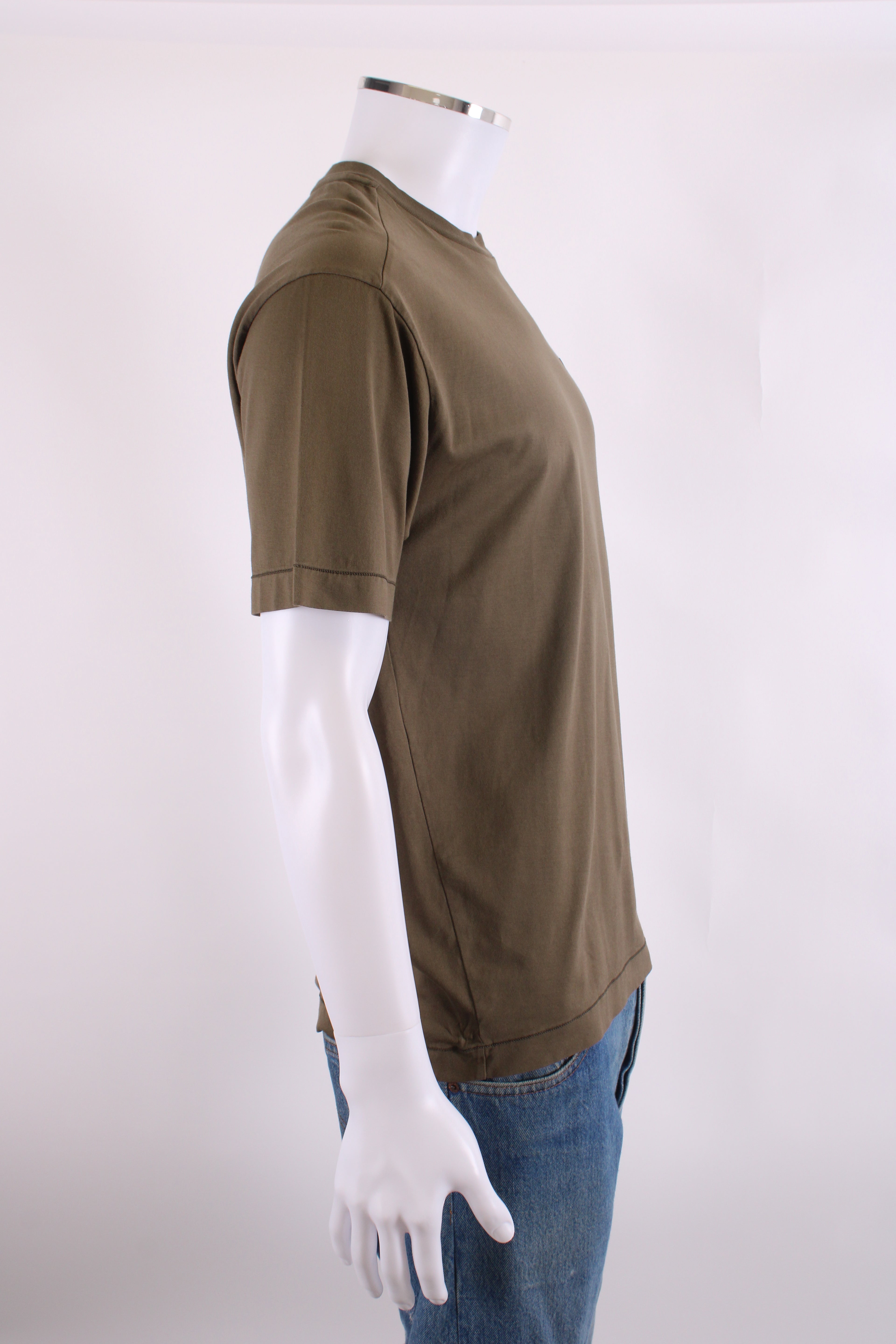 Stone Island Logo Patch T-shirt Khaki M