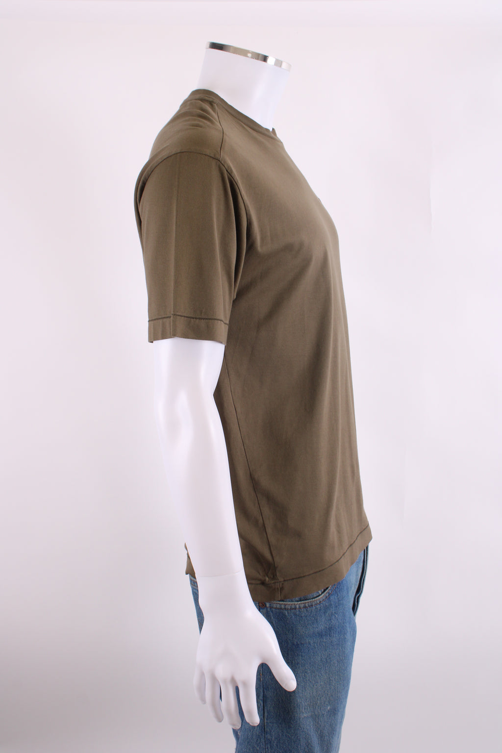Stone Island Logo Patch T-shirt Khaki M