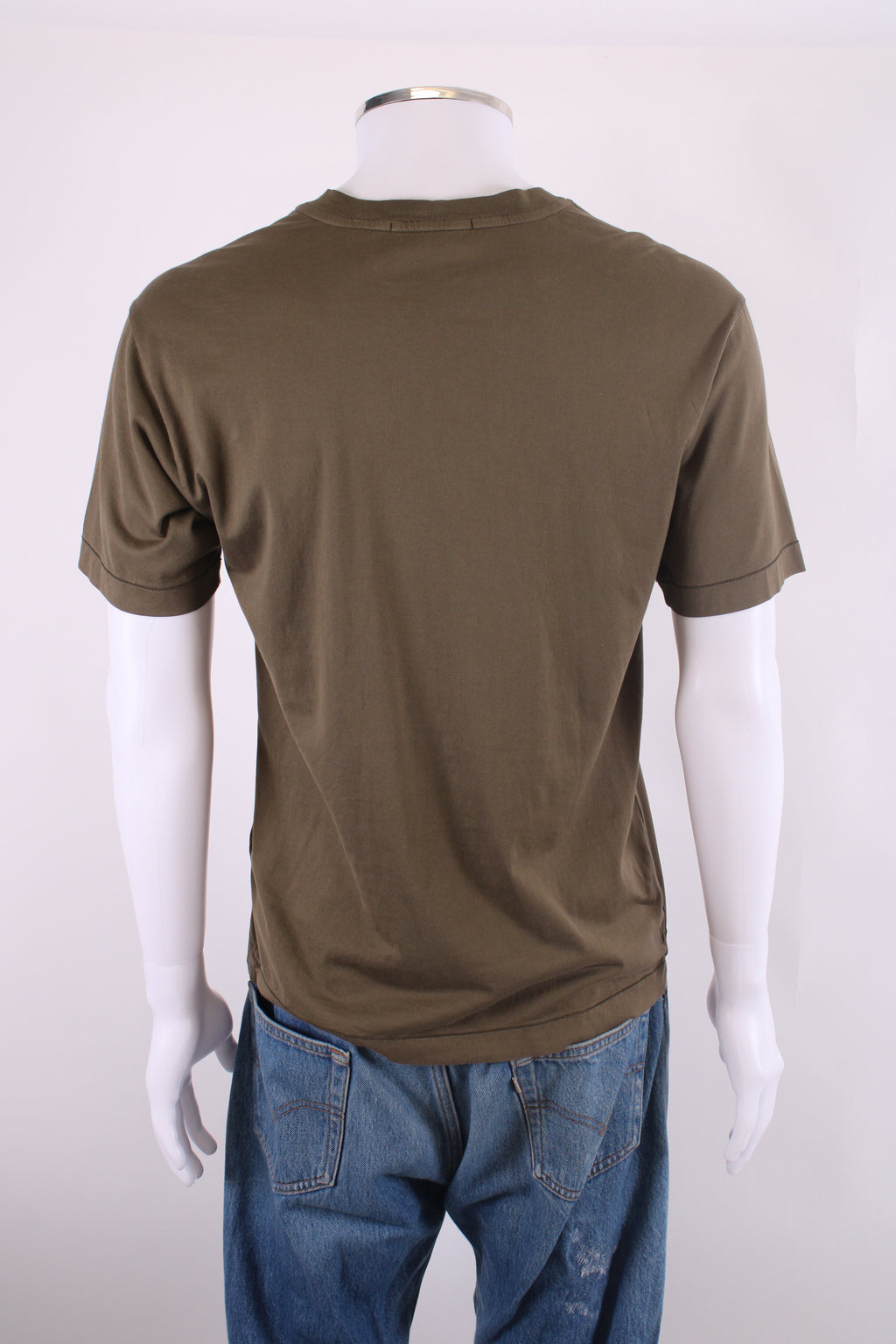 Stone Island Logo Patch T-shirt Khaki M