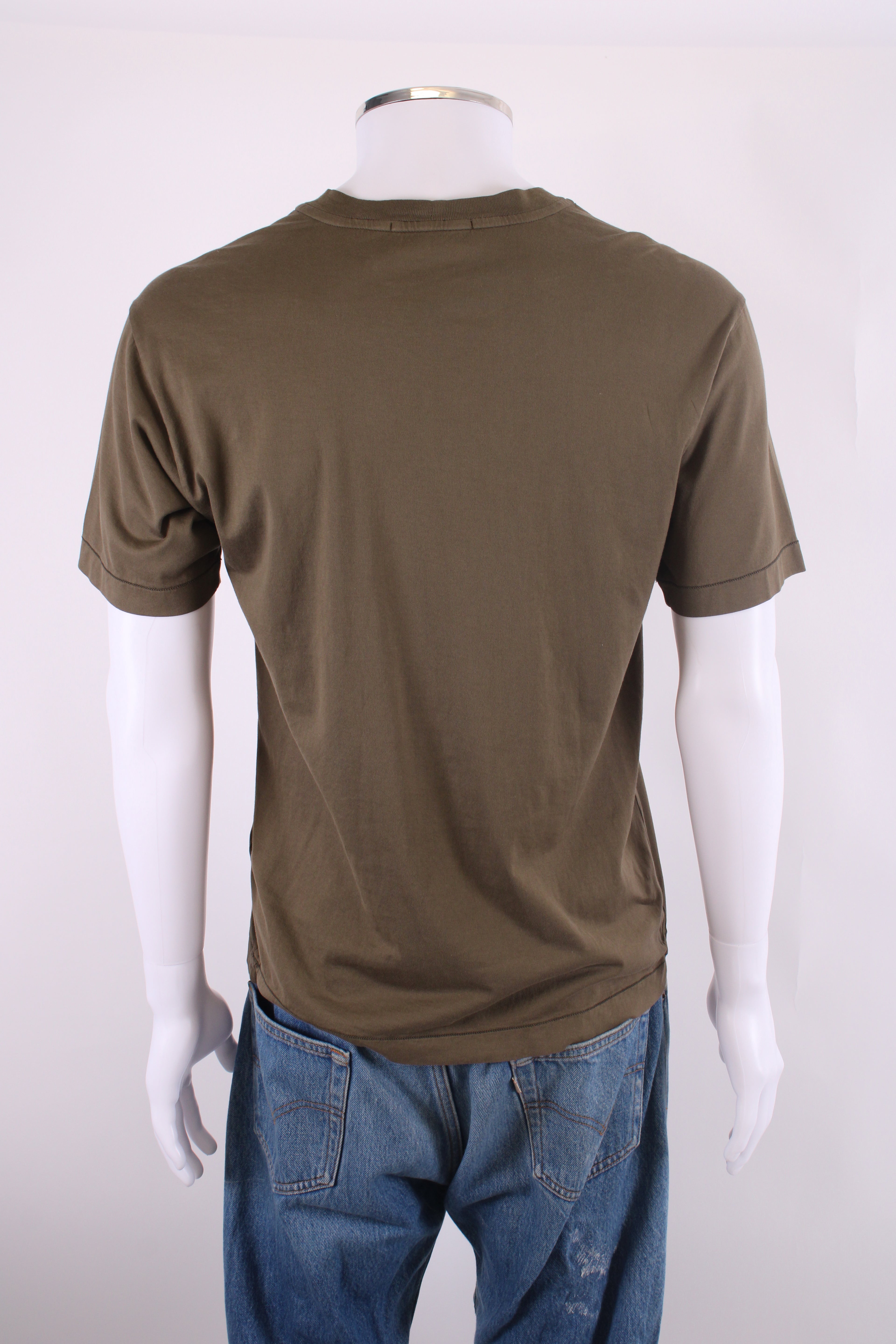 Stone Island Logo Patch T-shirt Khaki M