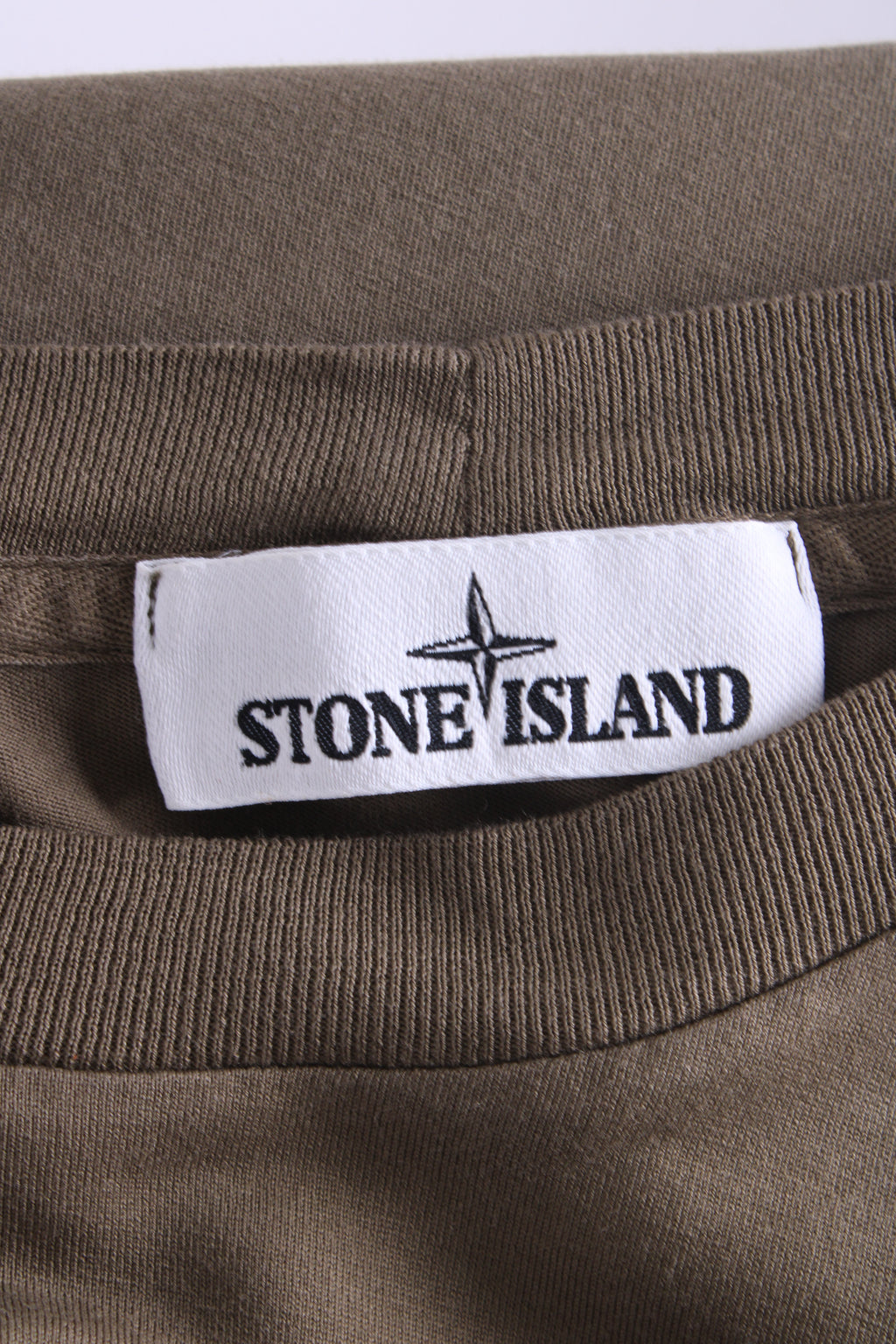Stone Island Logo Patch T-shirt Khaki M