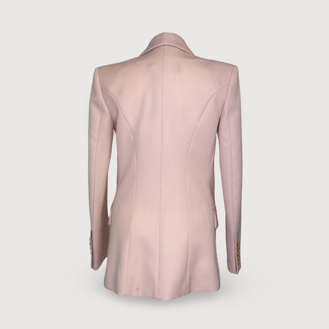 Blush Pink Balmain Blazer, 10