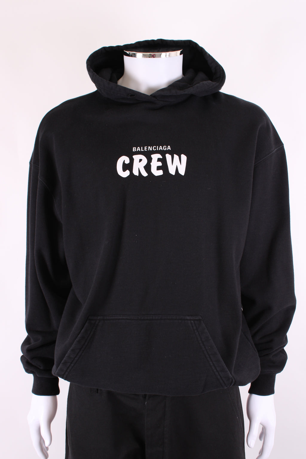 Balenciaga L/S Logo Hoodie Black S