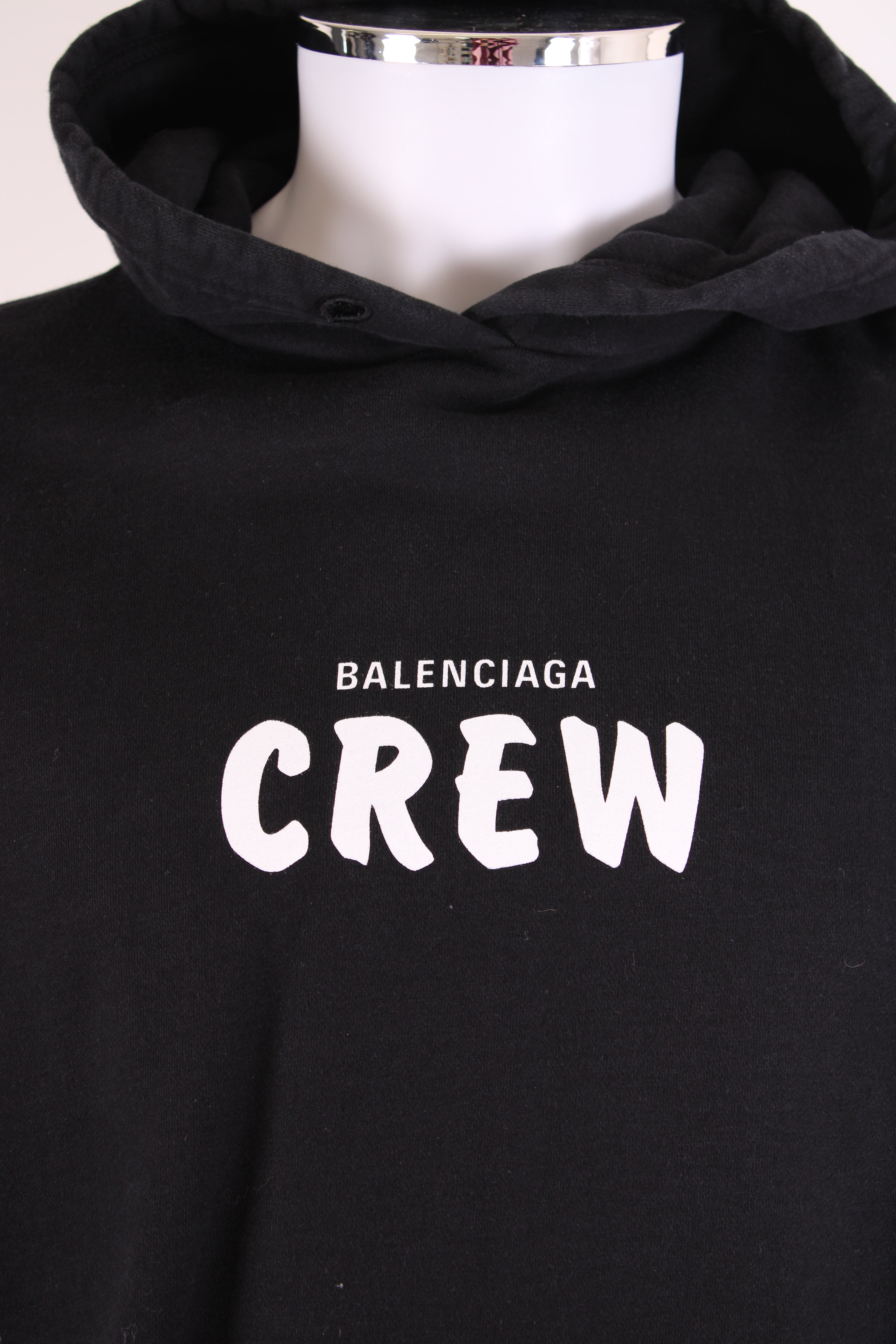 Balenciaga L/S Logo Hoodie Black S
