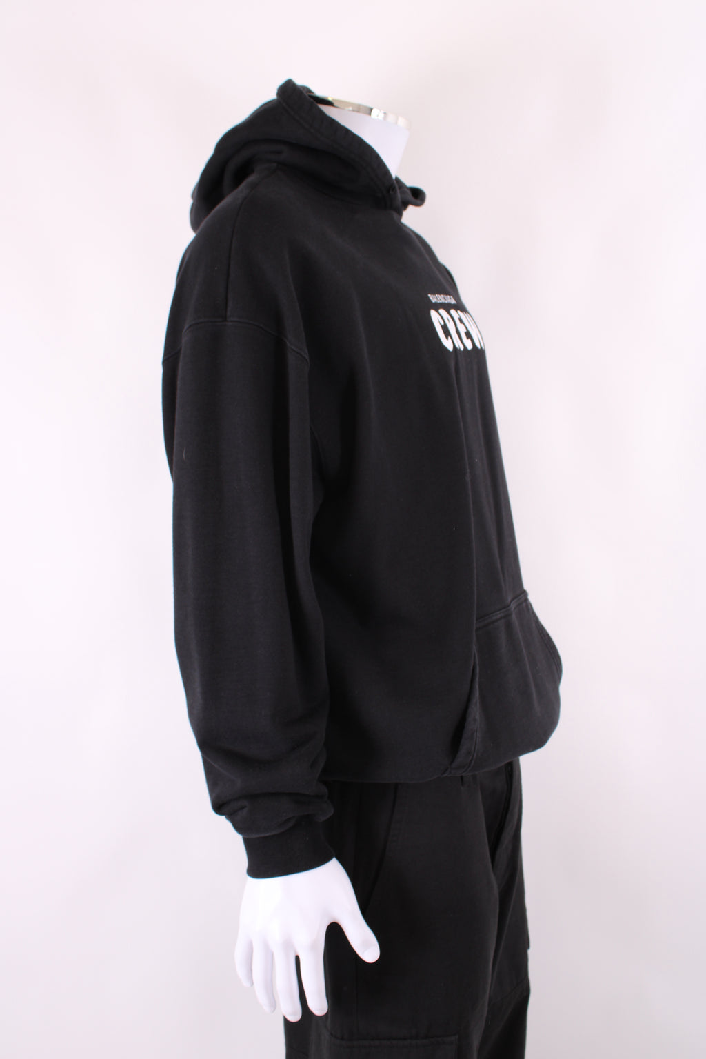 Balenciaga L/S Logo Hoodie Black S