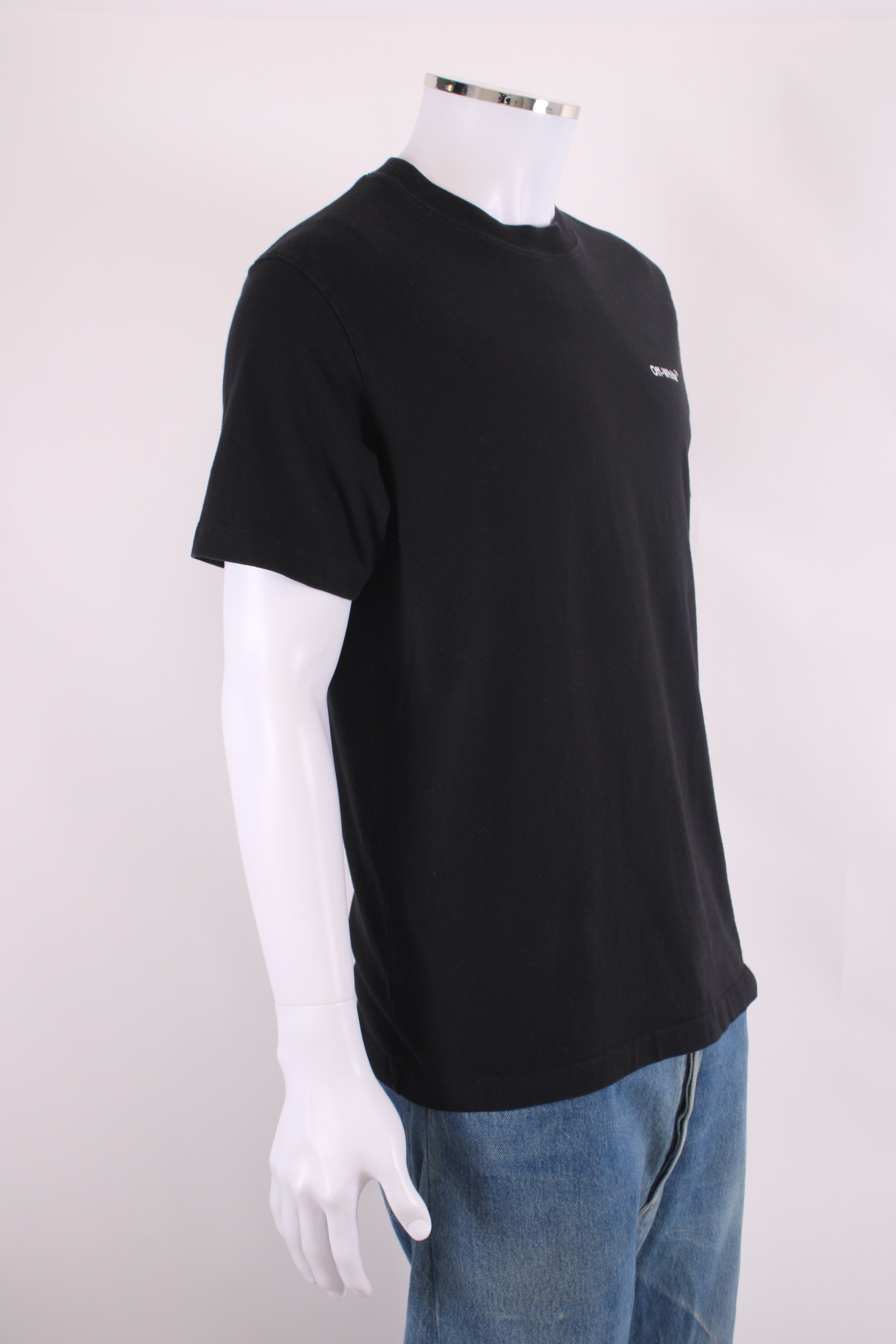 Off White L/S Logo Sweatshirt Black/ Grey M