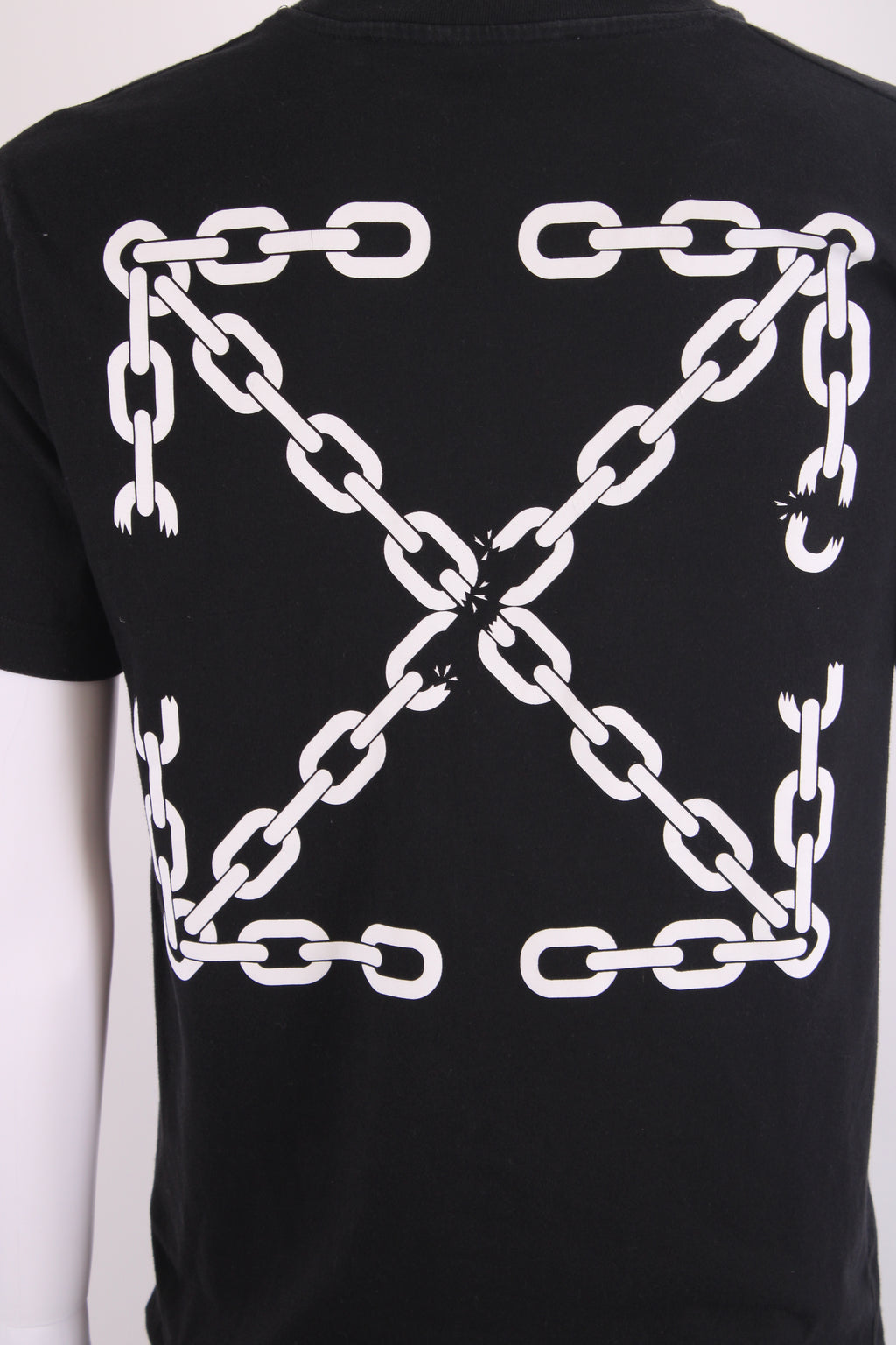 Off White L/S Logo Sweatshirt Black/ Grey M