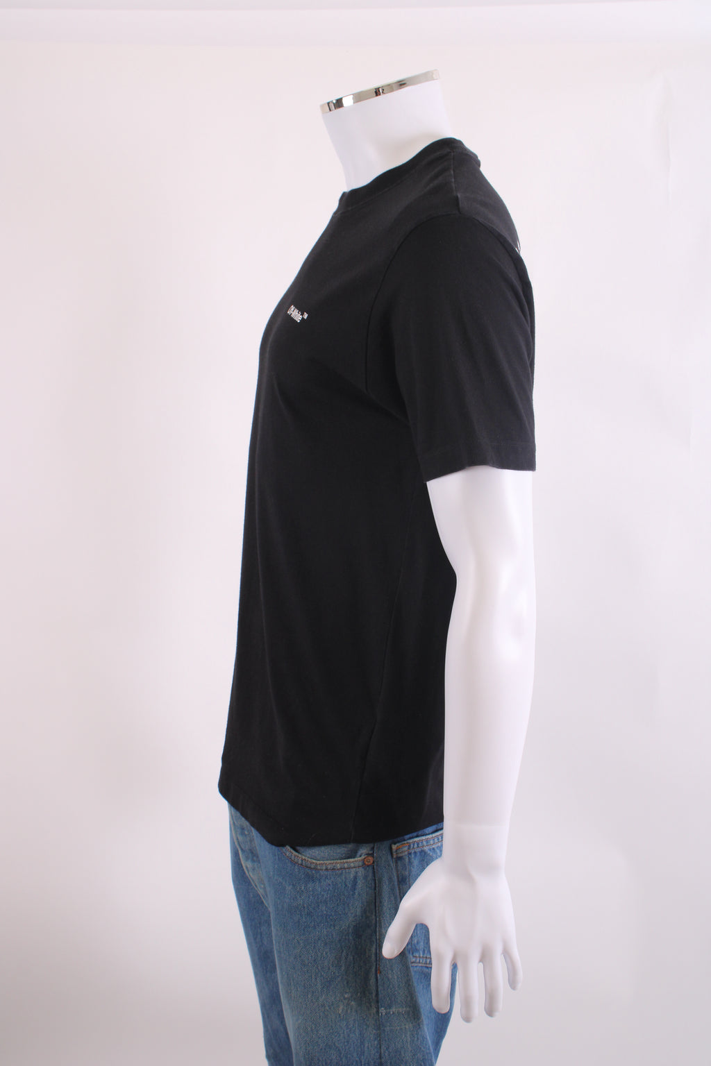 Off White L/S Logo Sweatshirt Black/ Grey M