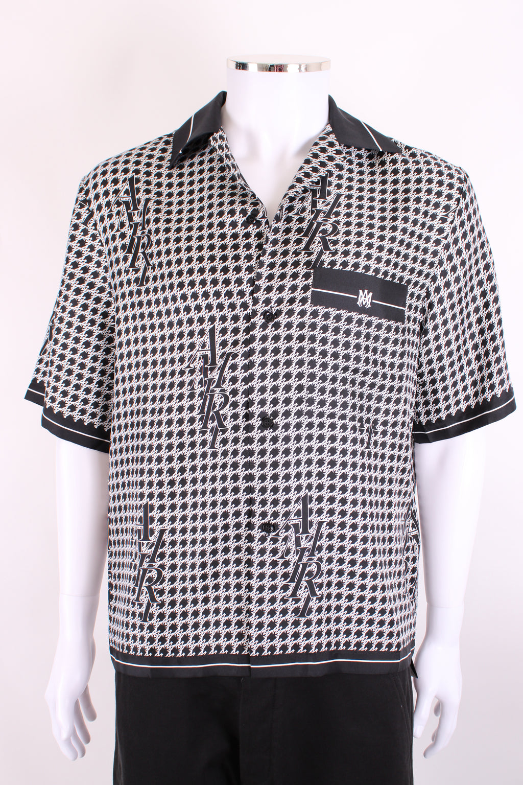 Amiri S/S Logo Shirt Black/ White M