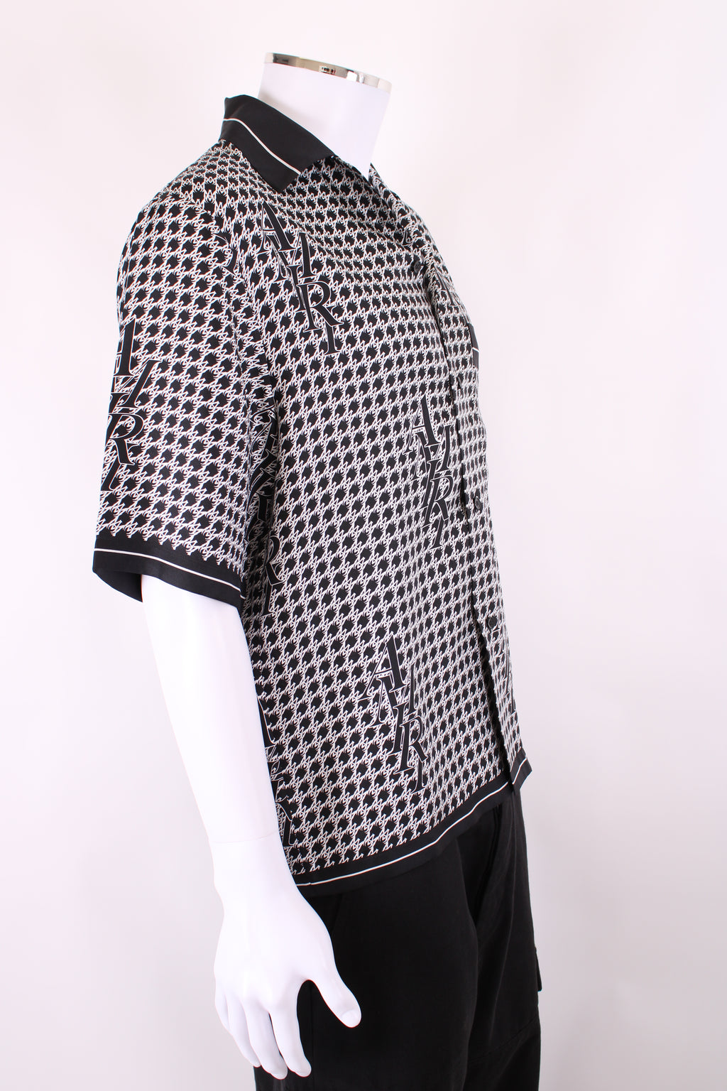 Amiri S/S Logo Shirt Black/ White M