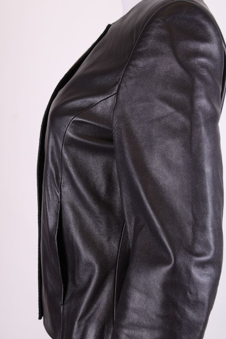 Cerruti 1881 Leather Jacket Black 10