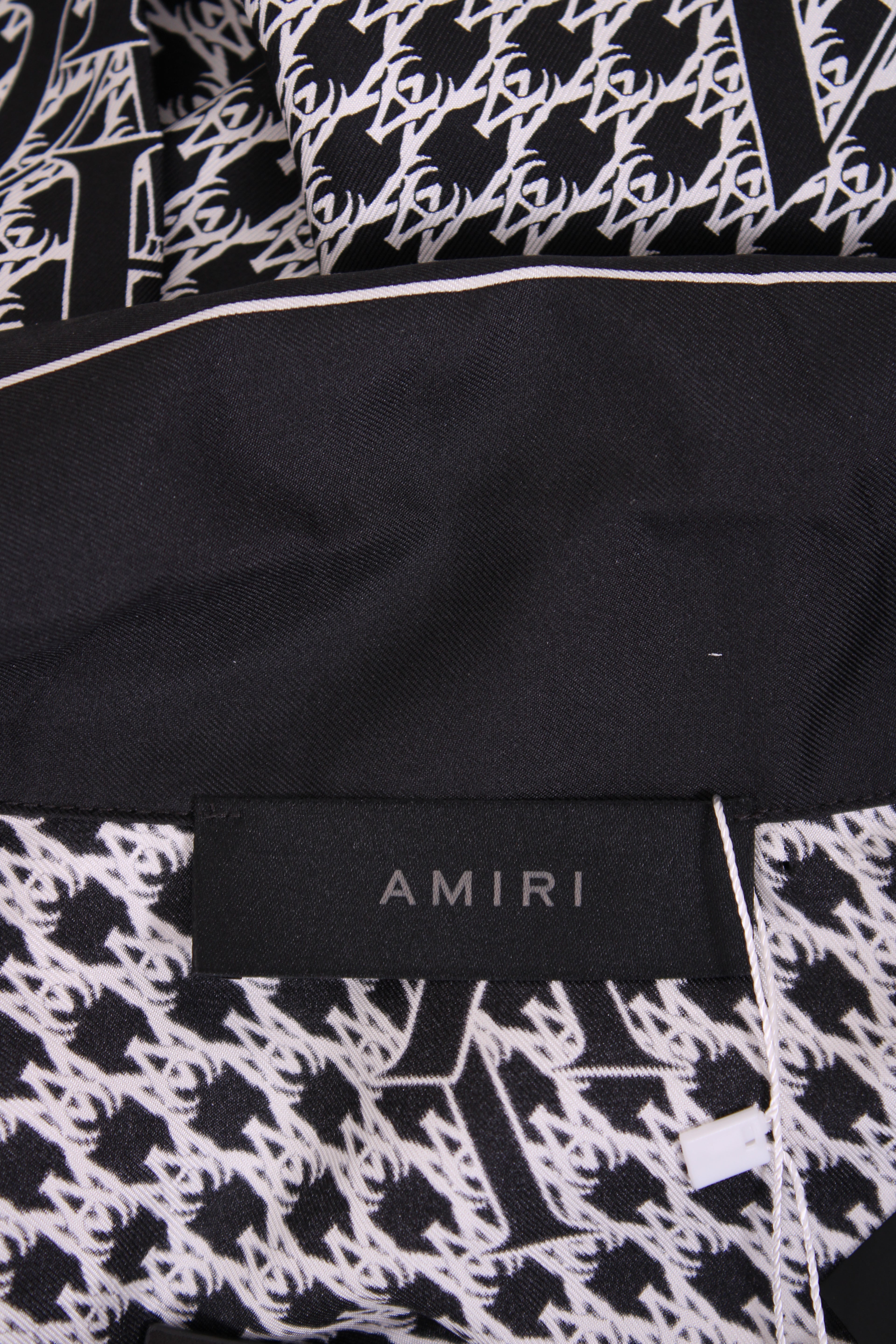Amiri S/S Logo Shirt Black/ White M