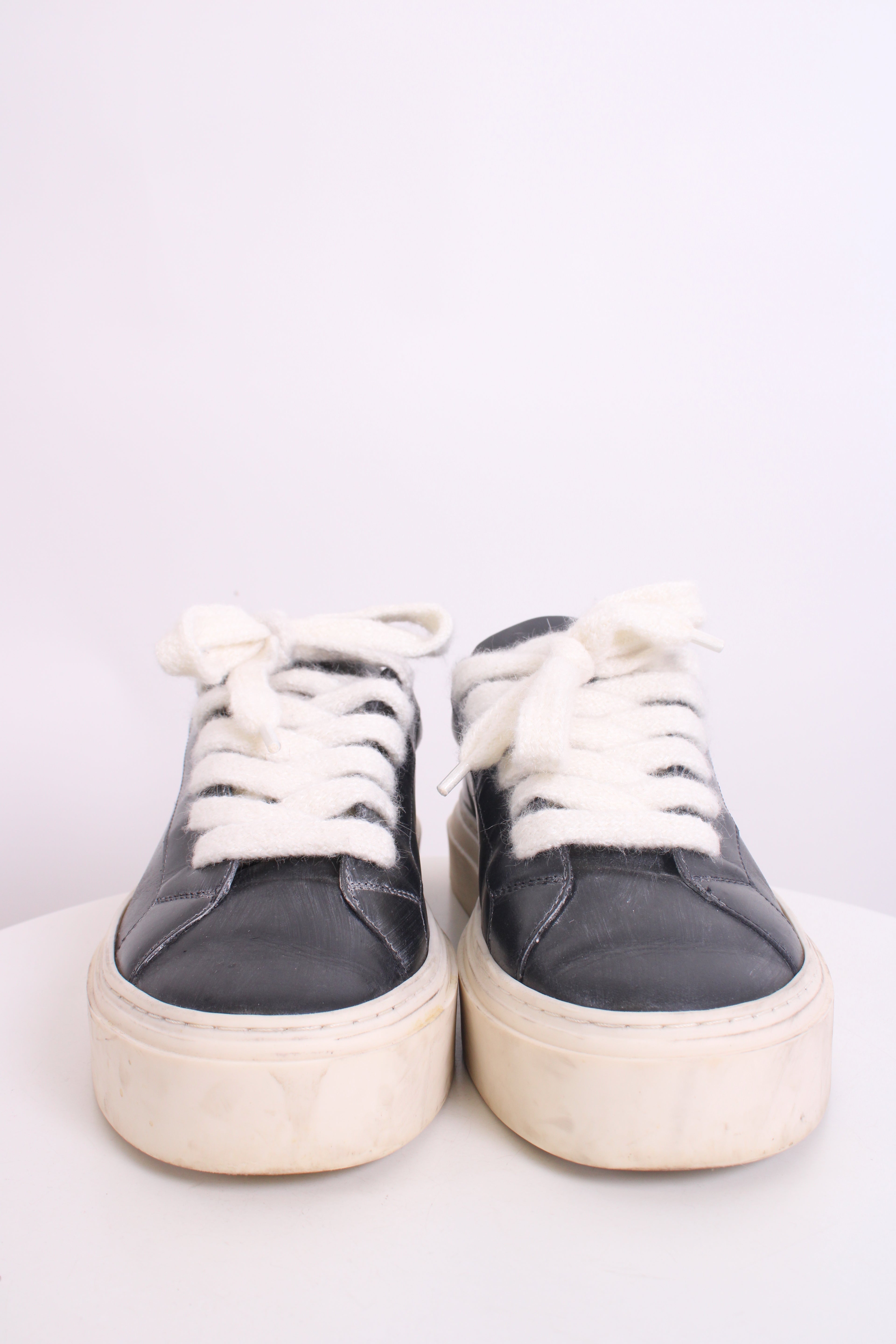 Cole Buxton Wilson Leather Trainers Black 44