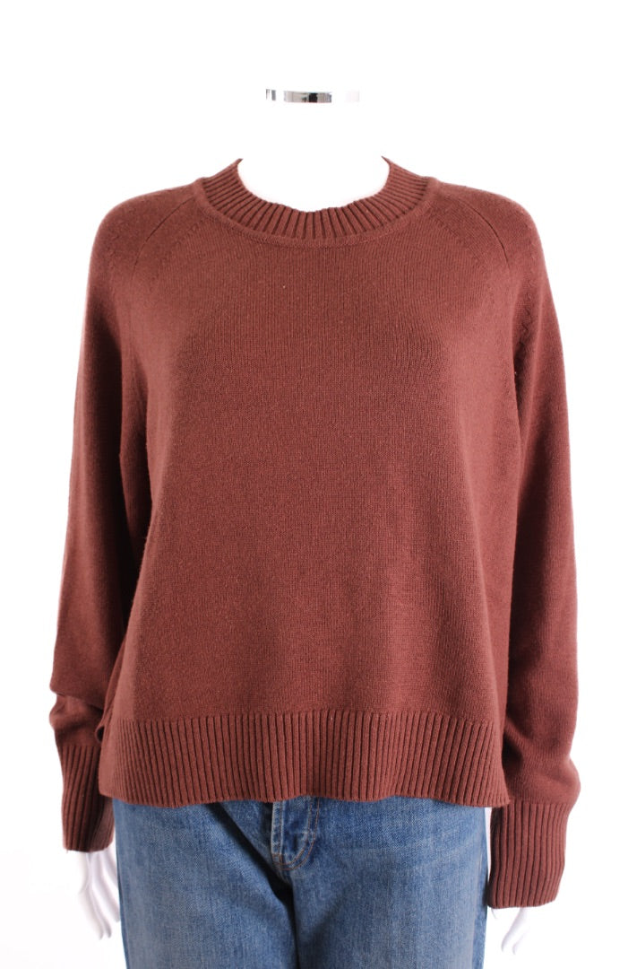 Joseph L/S Jumper Brown M