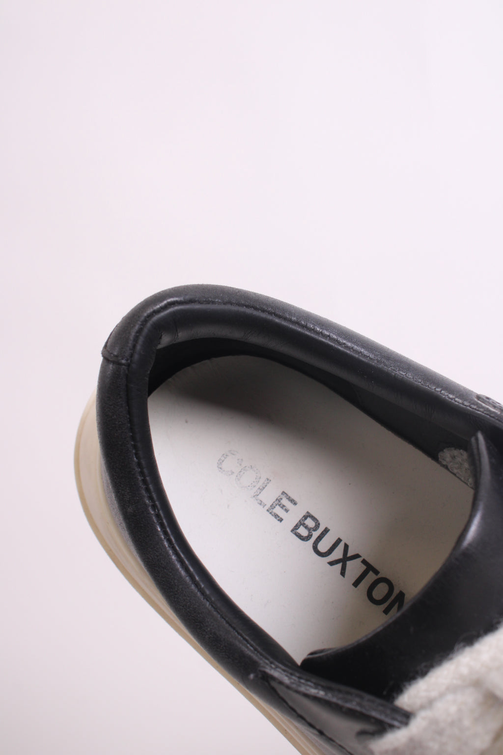 Cole Buxton Wilson Leather Trainers Black 44
