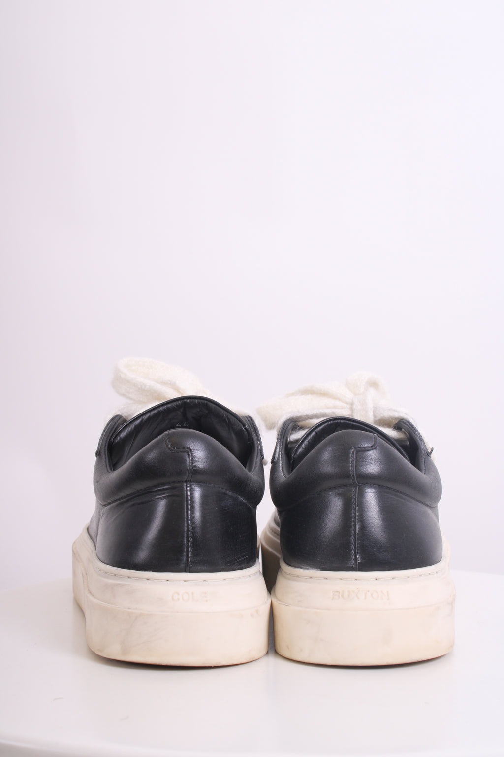 Cole Buxton Wilson Leather Trainers Black 44