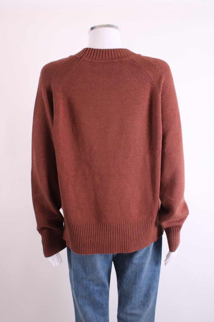 Joseph L/S Jumper Brown M