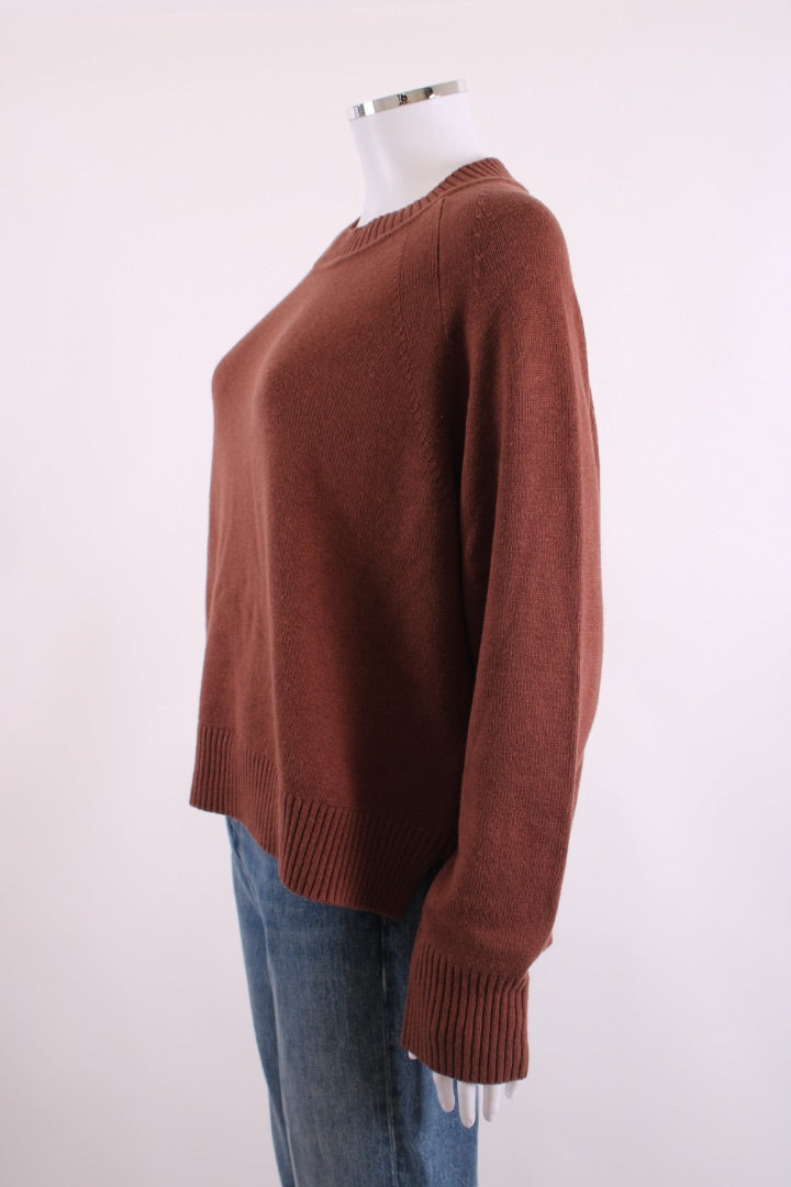 Joseph L/S Jumper Brown M