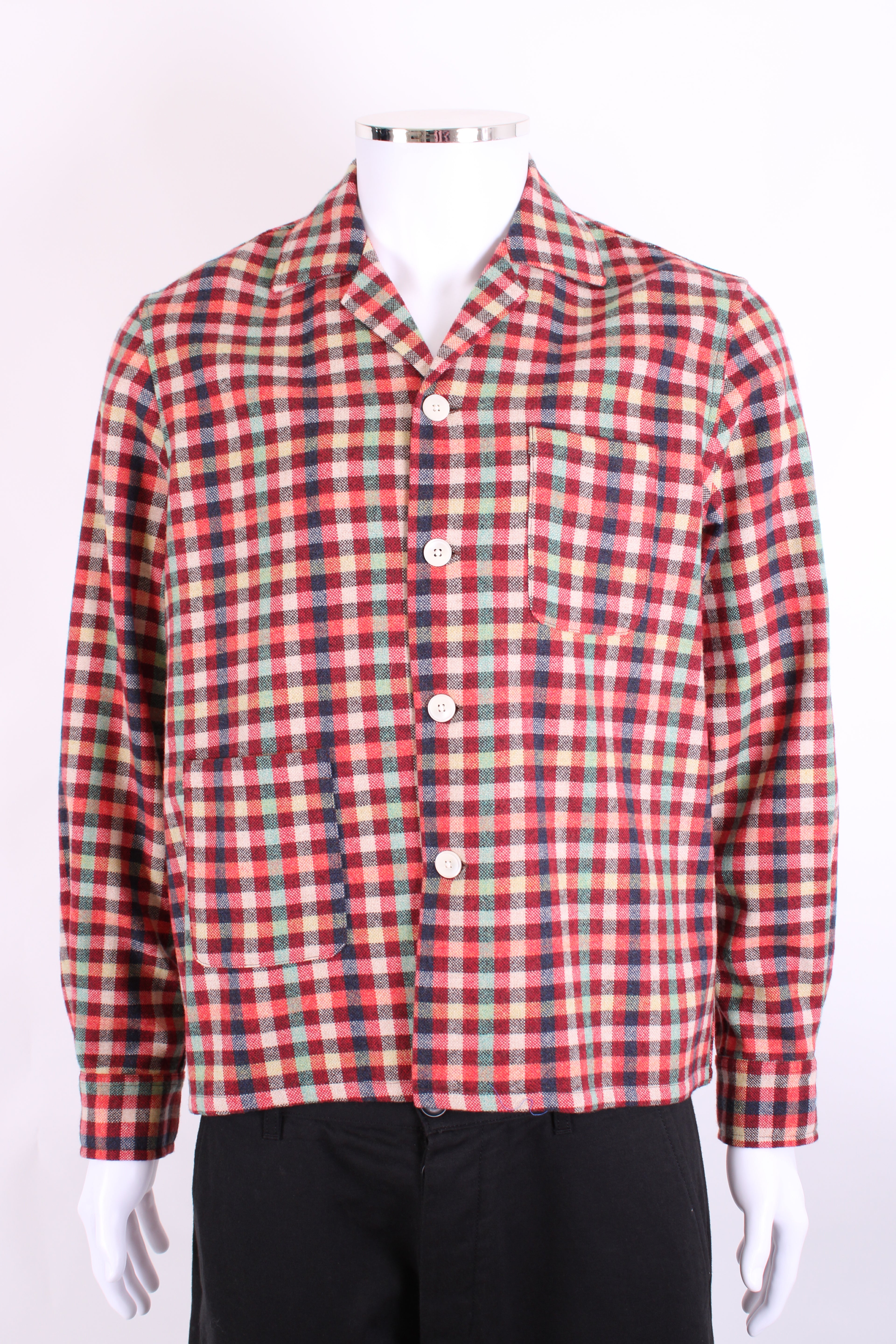 Bode Shacket Red Check M/L