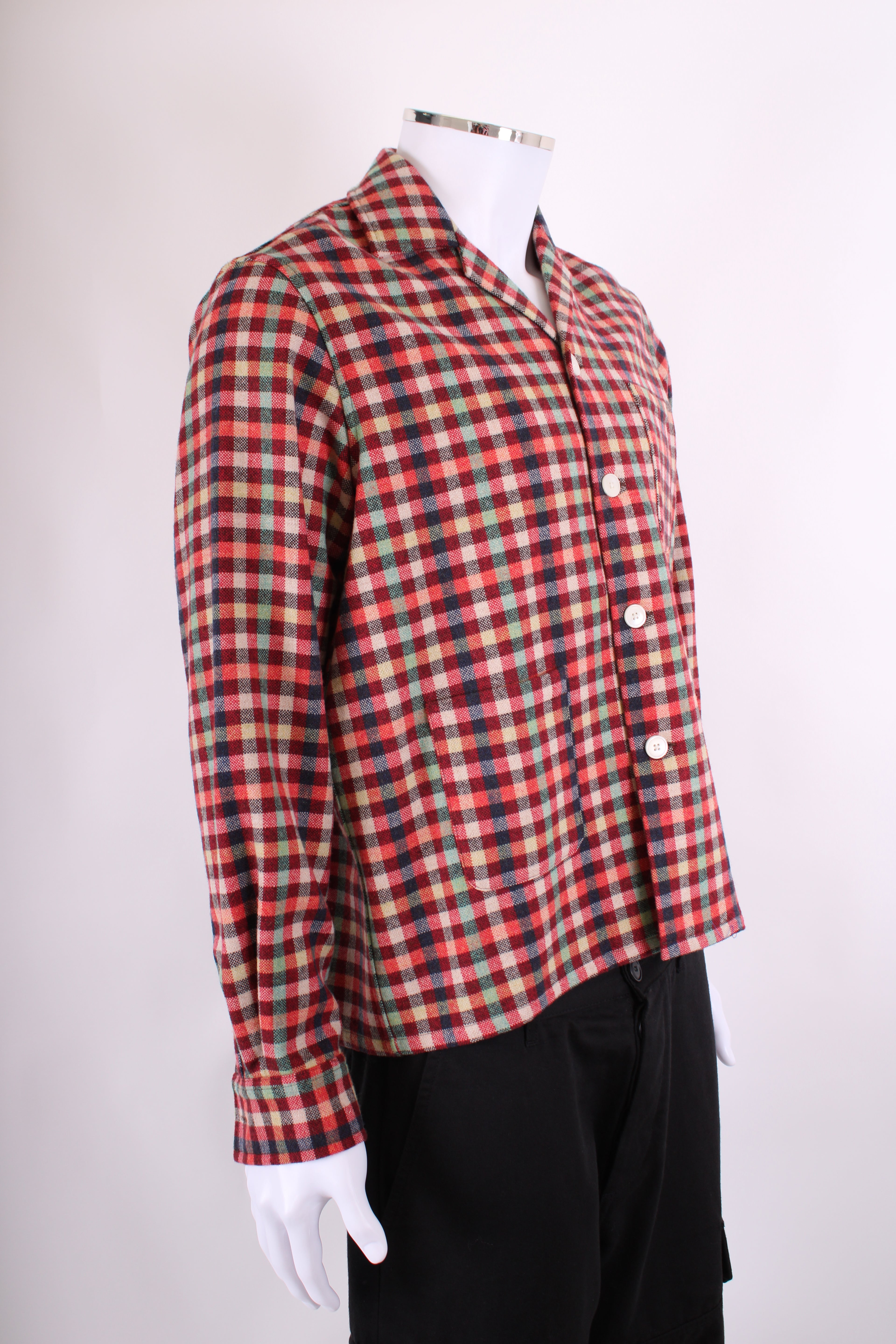 Bode Shacket Red Check M/L