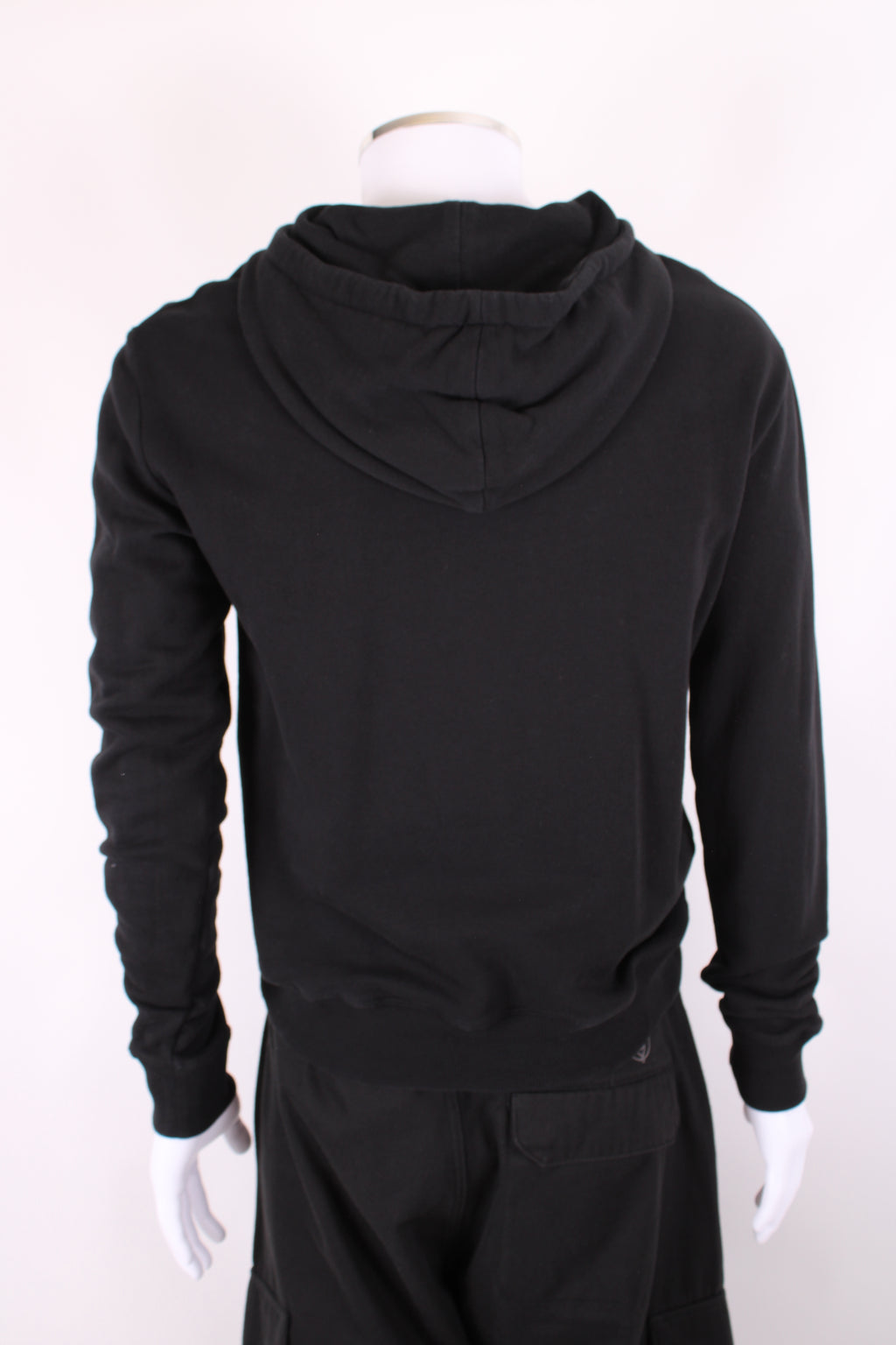 Saint Laurent Slogan Hoodie Black L
