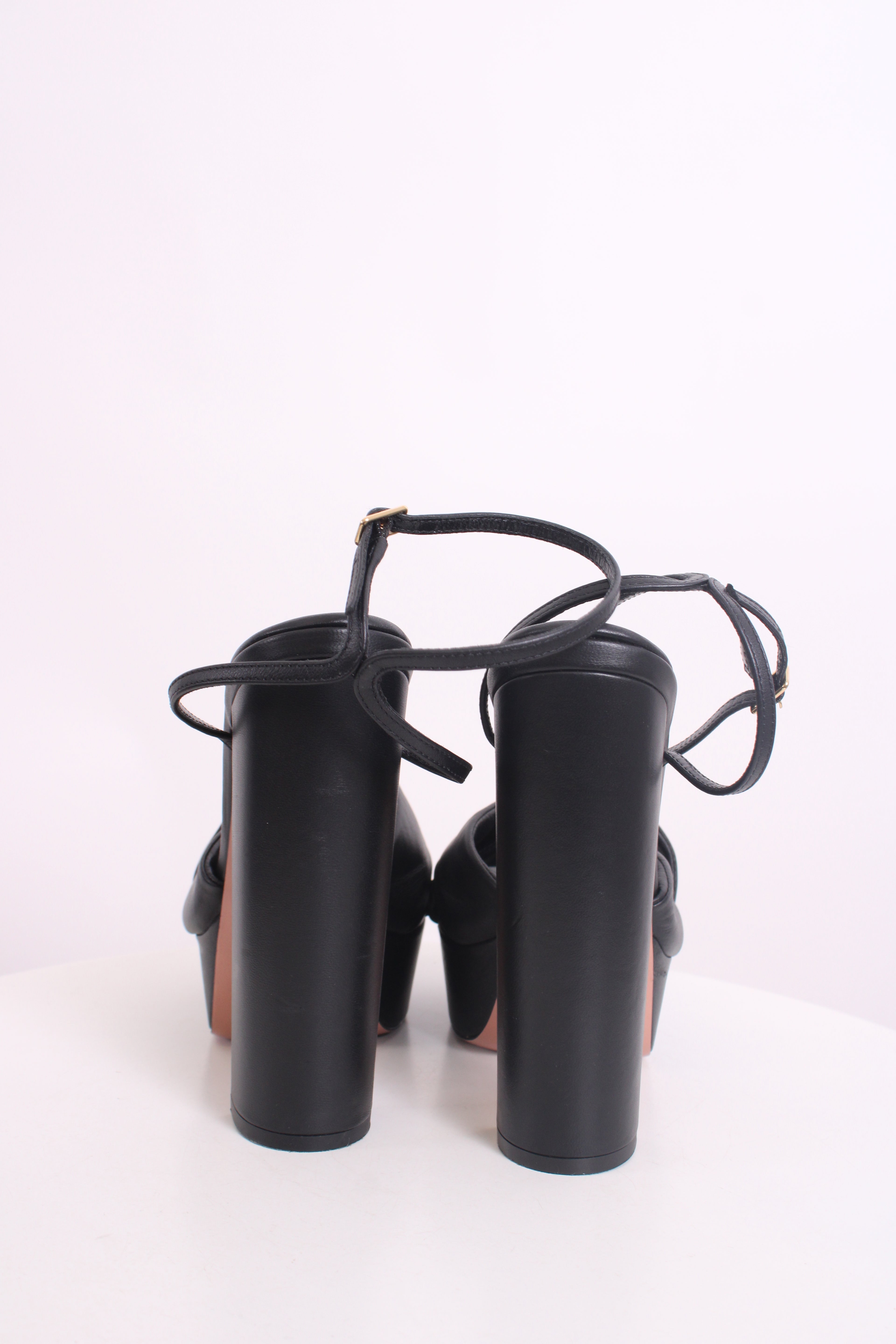 Aquazzura Twist Platfrom Heels Black 39