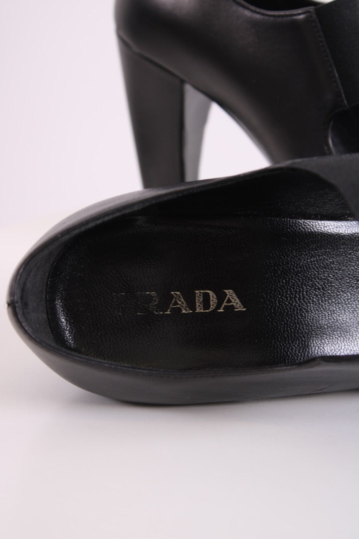 Prada Mary Jane Heels Black 39.5