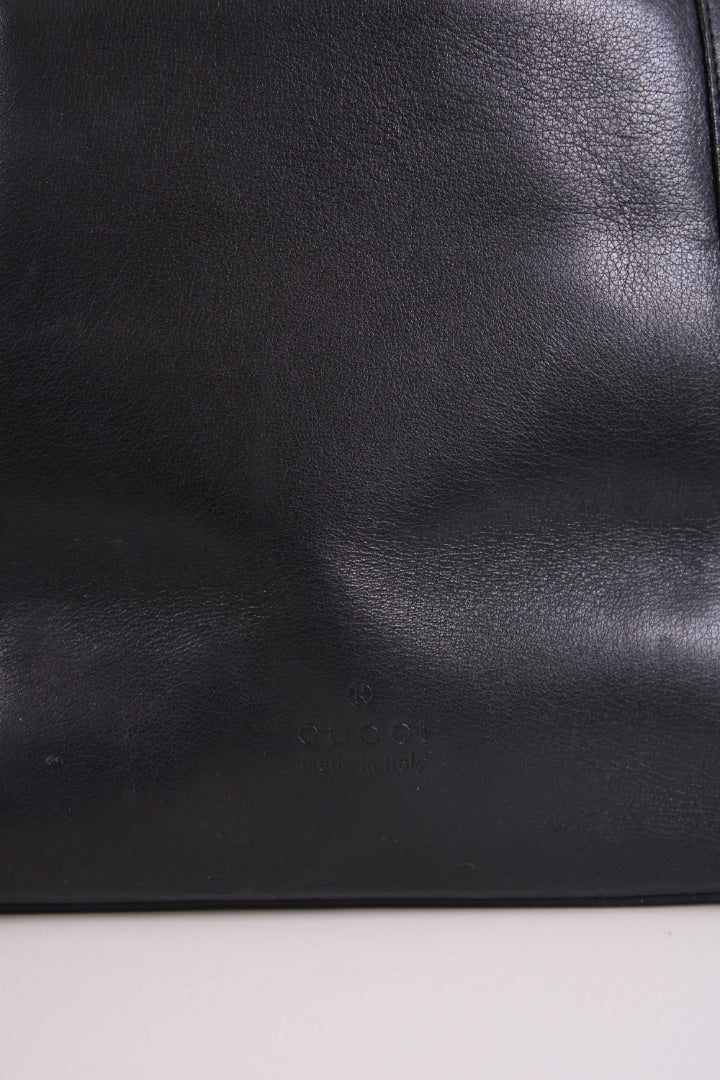 Gucci O Ring Handle Bag Black