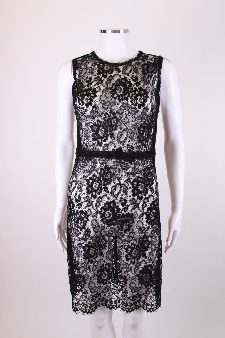 D&G S/S Lace Dress Black S