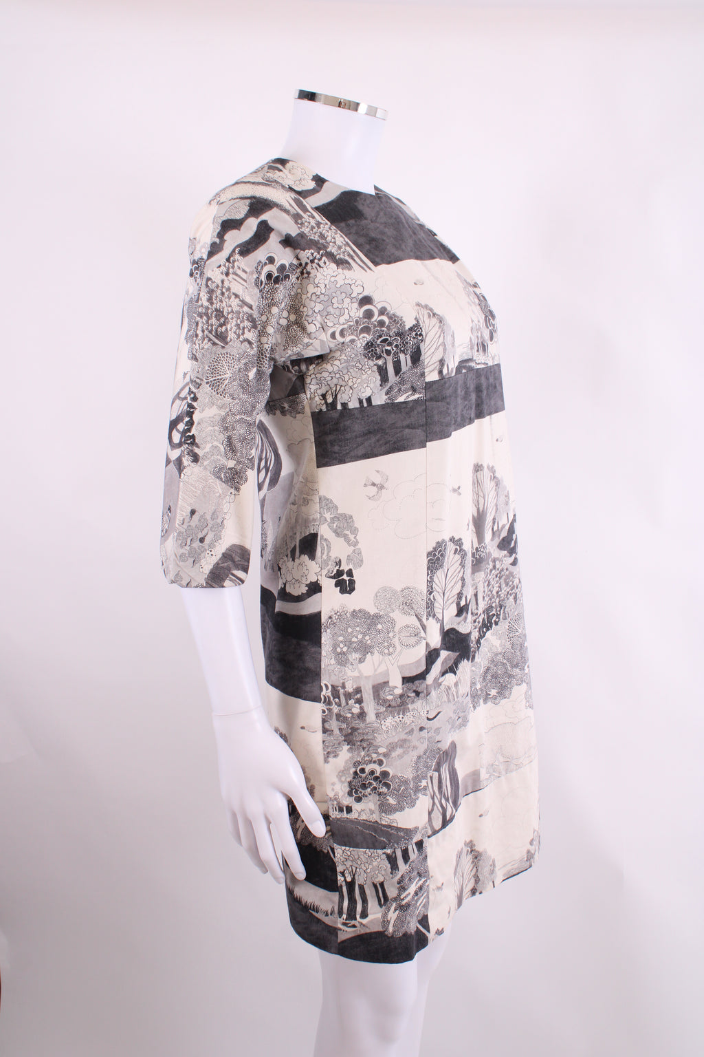 Chloe Dress Black/White 14