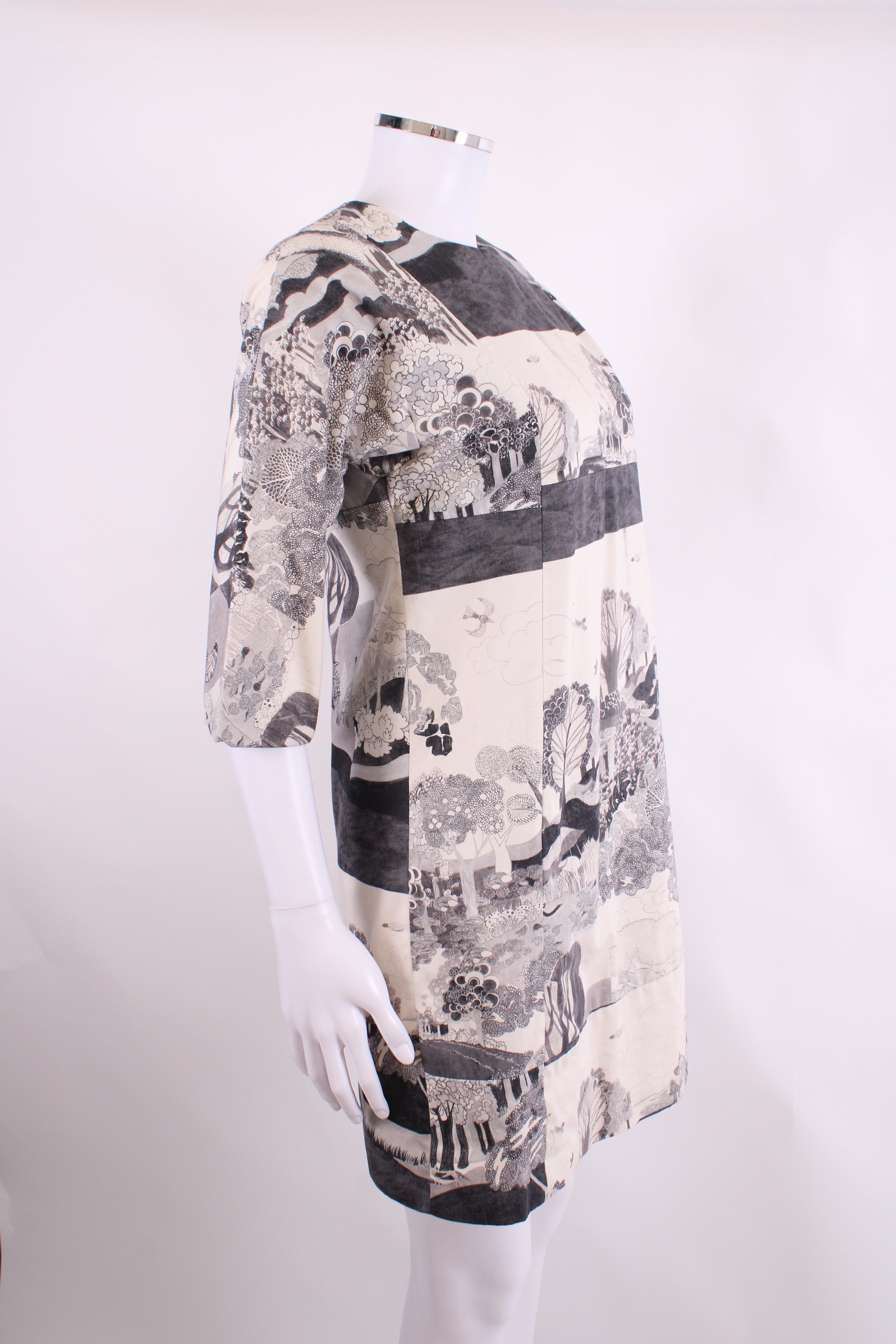 Chloe Dress Black/White 14