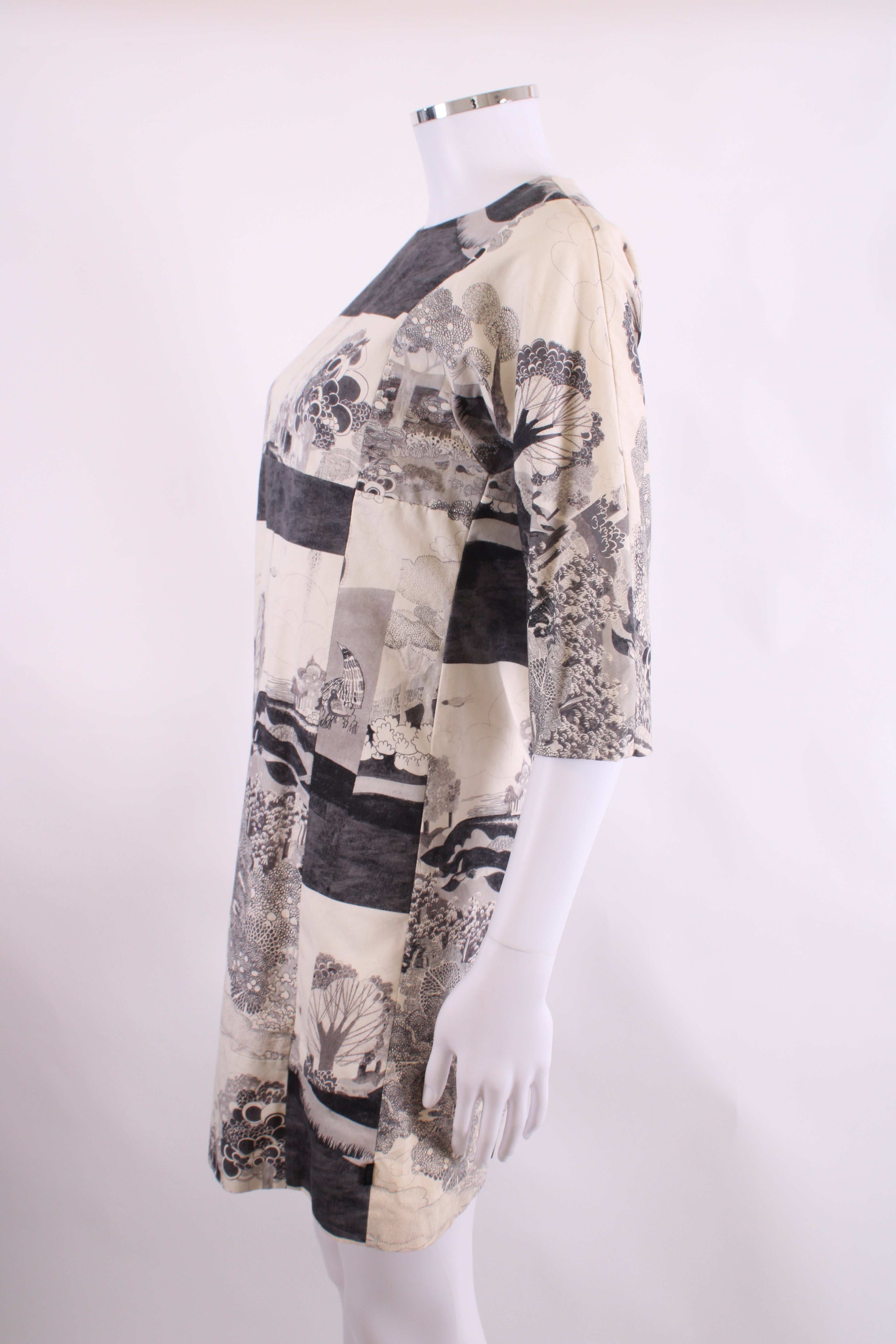 Chloe Dress Black/White 14