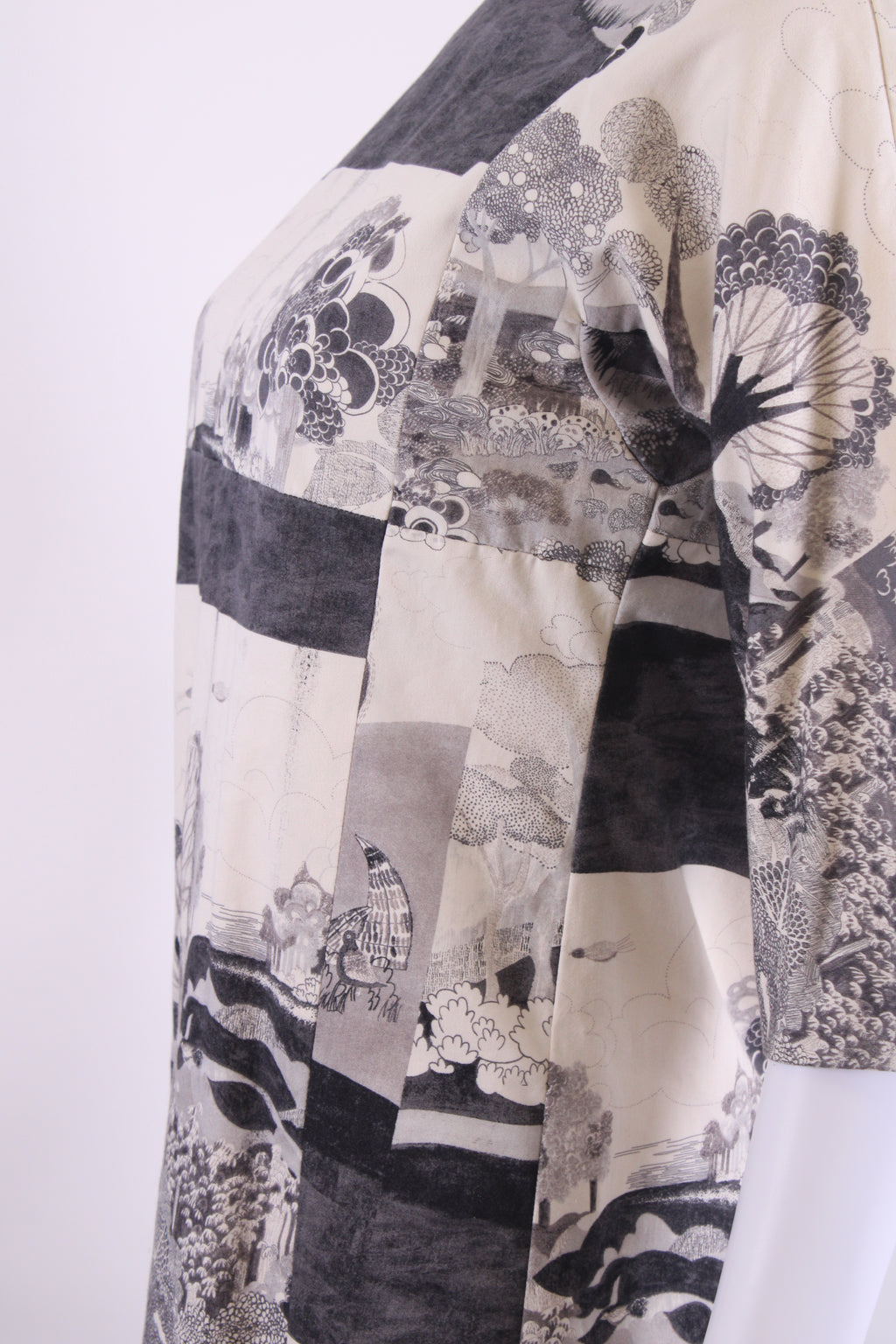 Chloe Dress Black/White 14