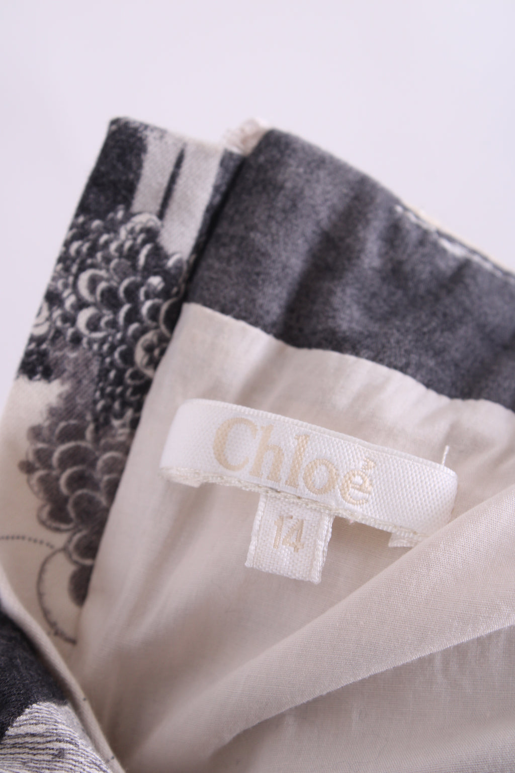 Chloe Dress Black/White 14