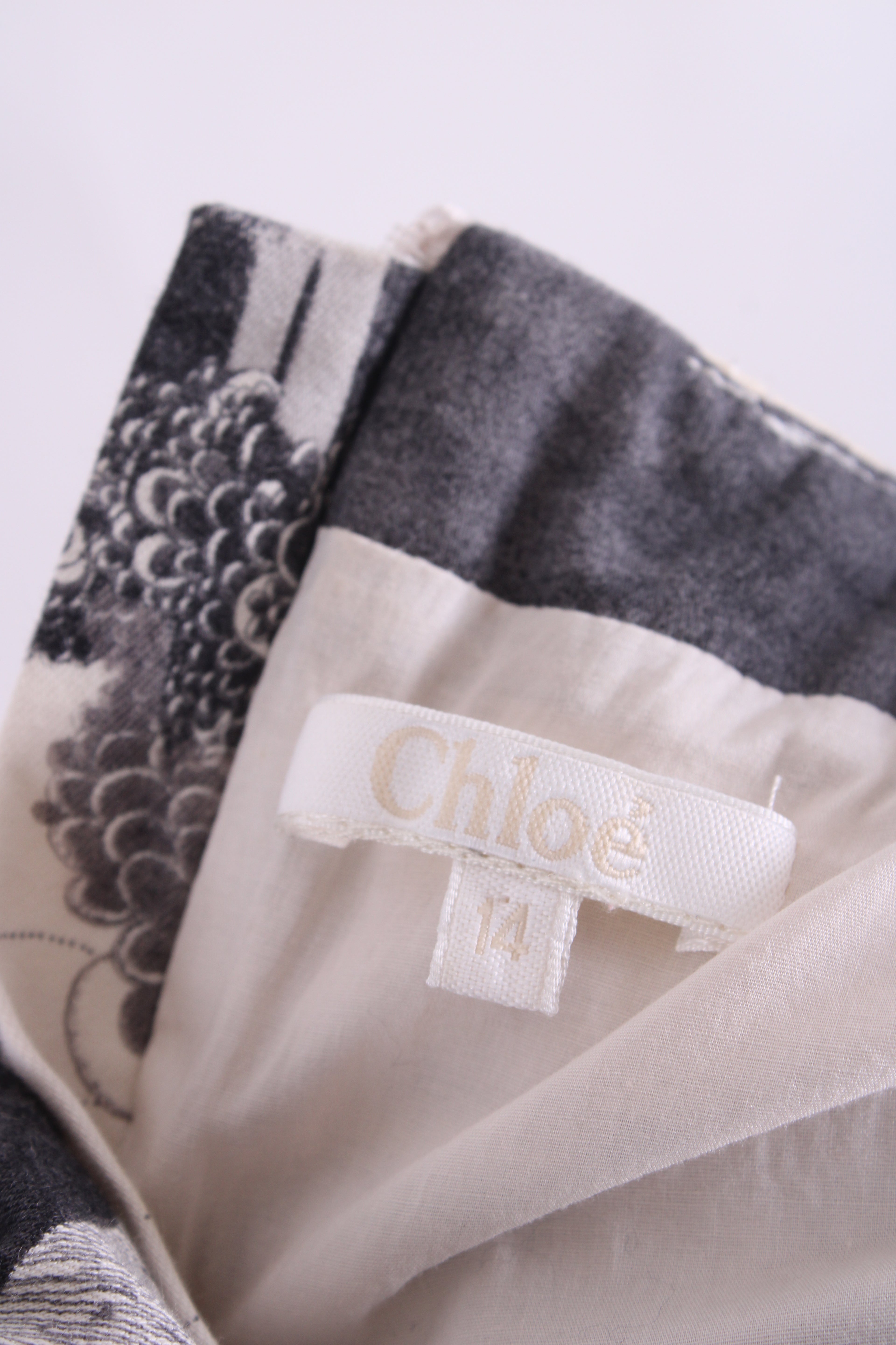 Chloe Dress Black/White 14