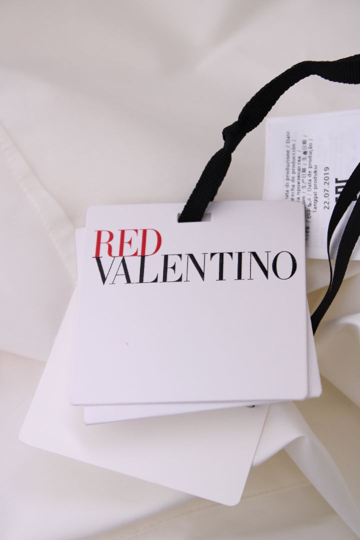 Red Valentino Lace top half Shirt White 44