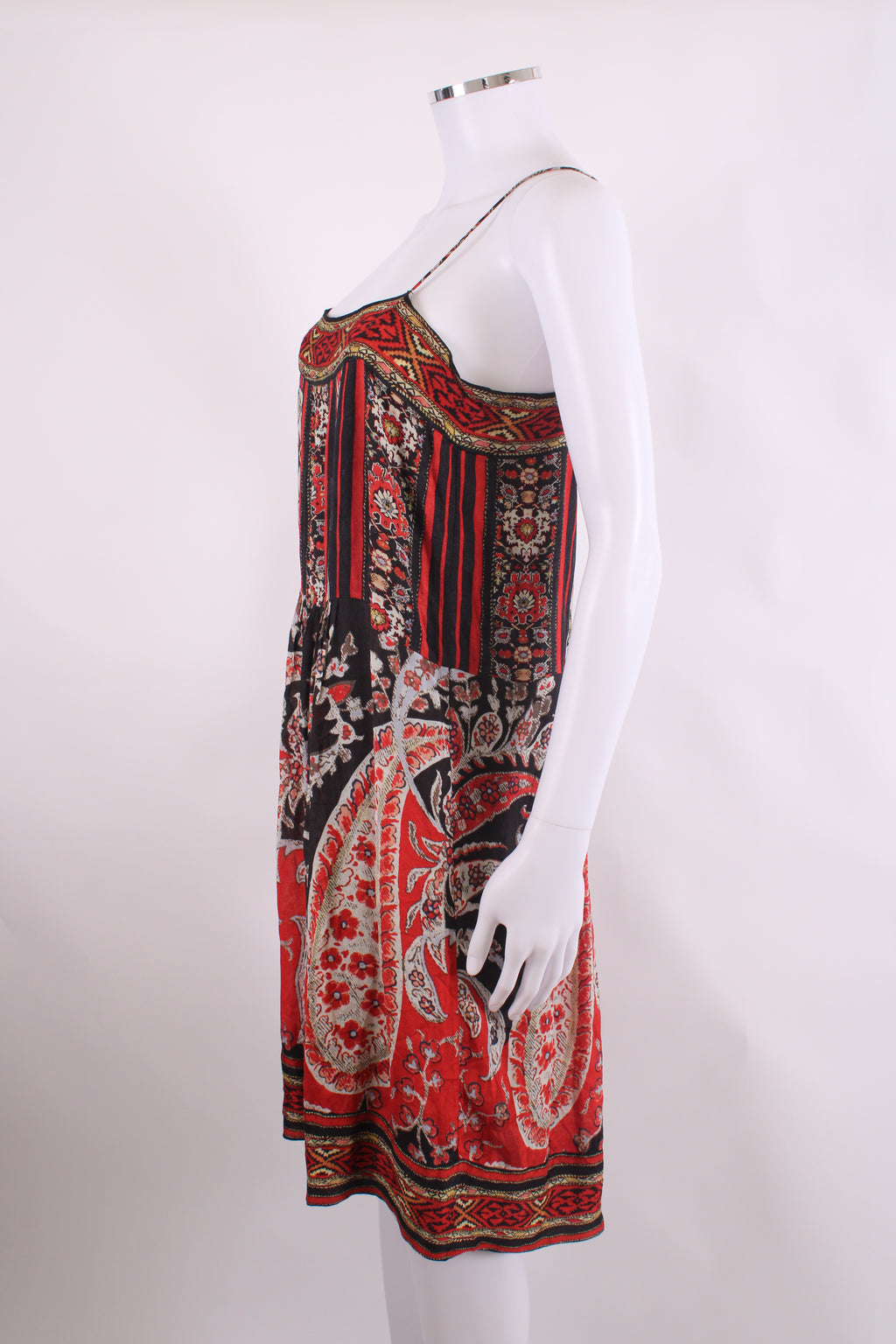 Isabel Marant Etoile S/S Print Tunic Dress Red/ Black S