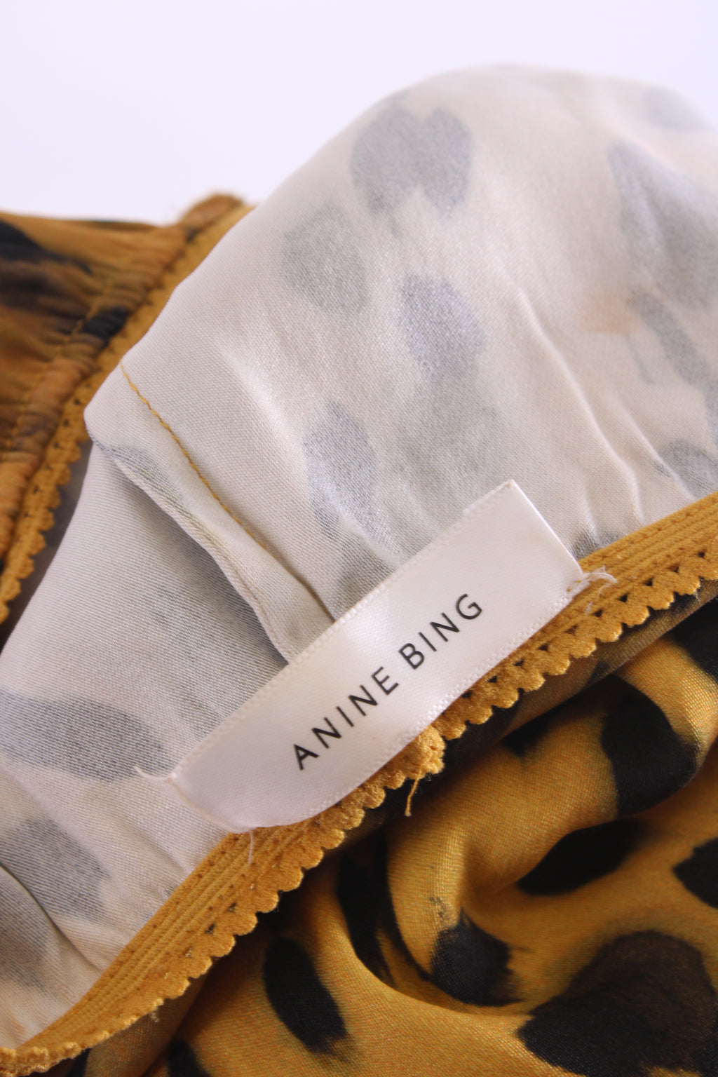 Anine Bing Split Side Shorts Leopard Print S
