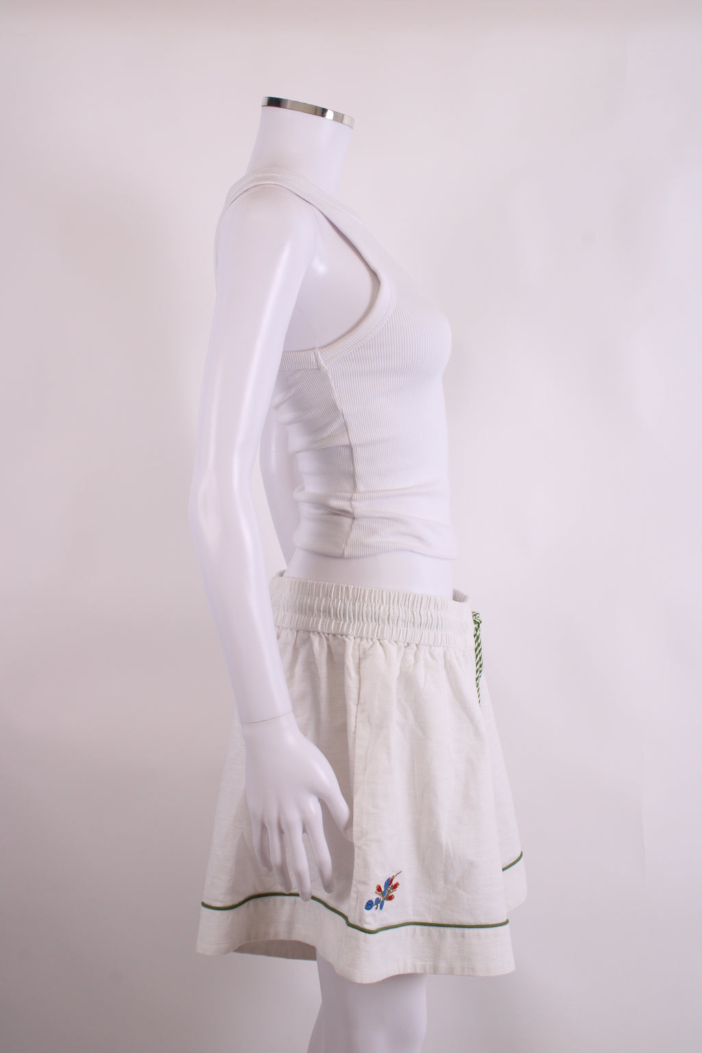 Zimmermann Palm Tree Shorts White 16