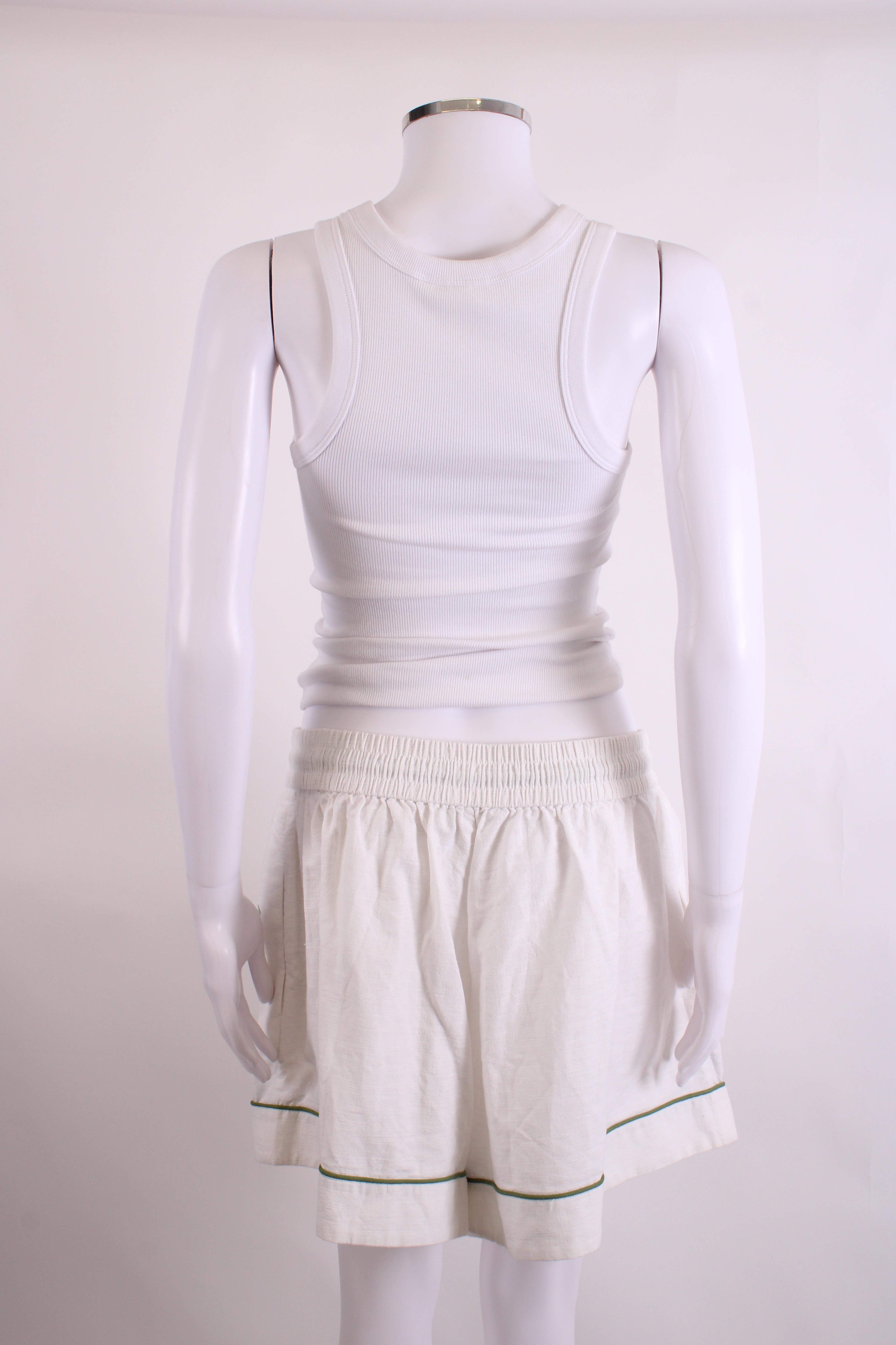 Zimmermann Palm Tree Shorts White 16