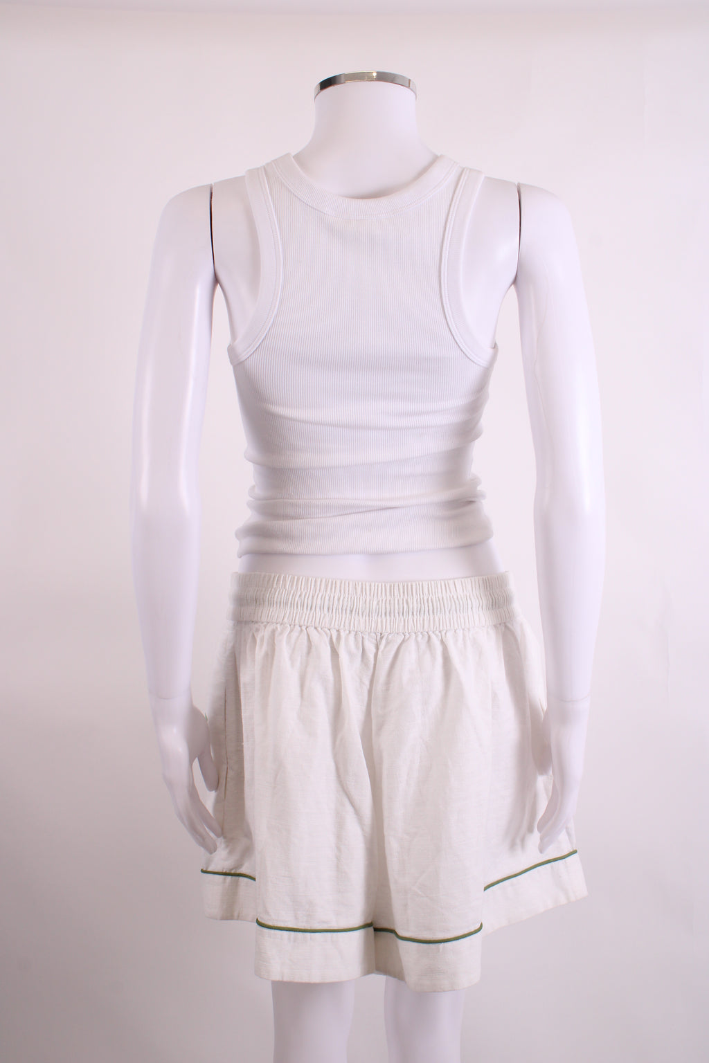 Zimmermann Palm Tree Shorts White 16