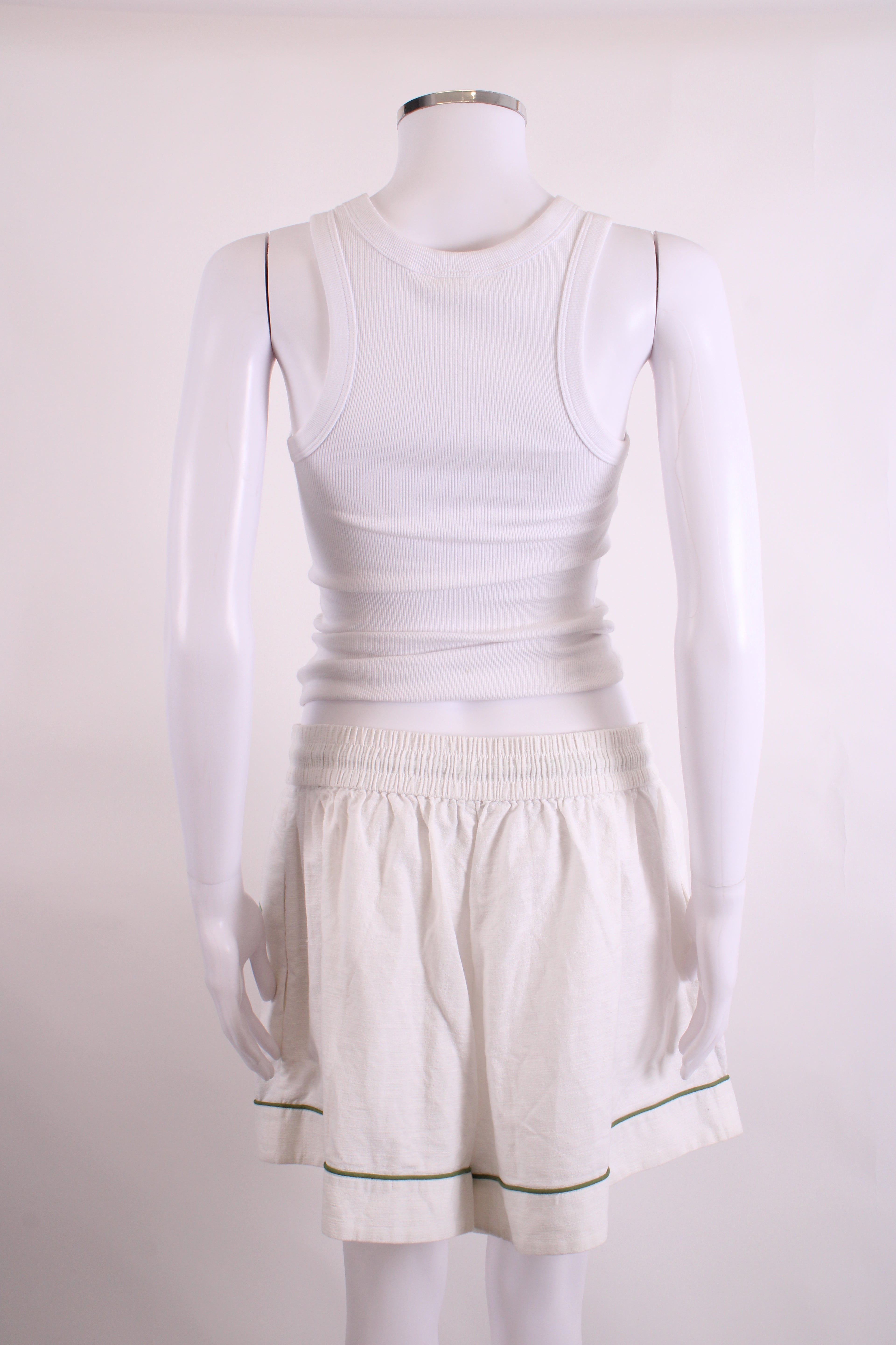 Zimmermann Palm Tree Shorts White 16
