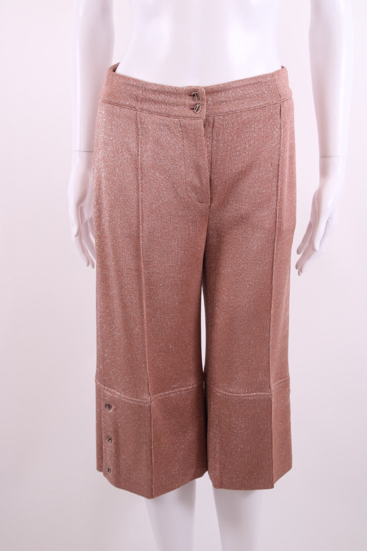 Fendi Lurex Top/Tie/Shorts Co-ord Dusty Pink 8