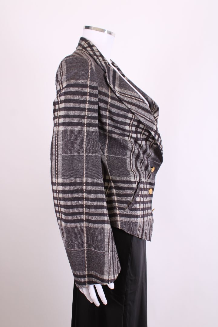 Red Label Vivienne Westwood Check Jacket Grey S