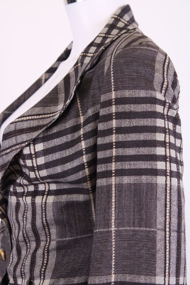 Red Label Vivienne Westwood Check Jacket Grey S