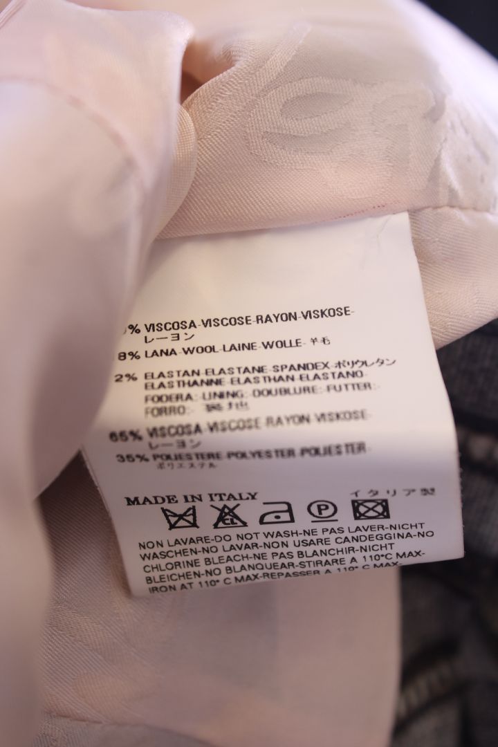 Red Label Vivienne Westwood Check Jacket Grey S