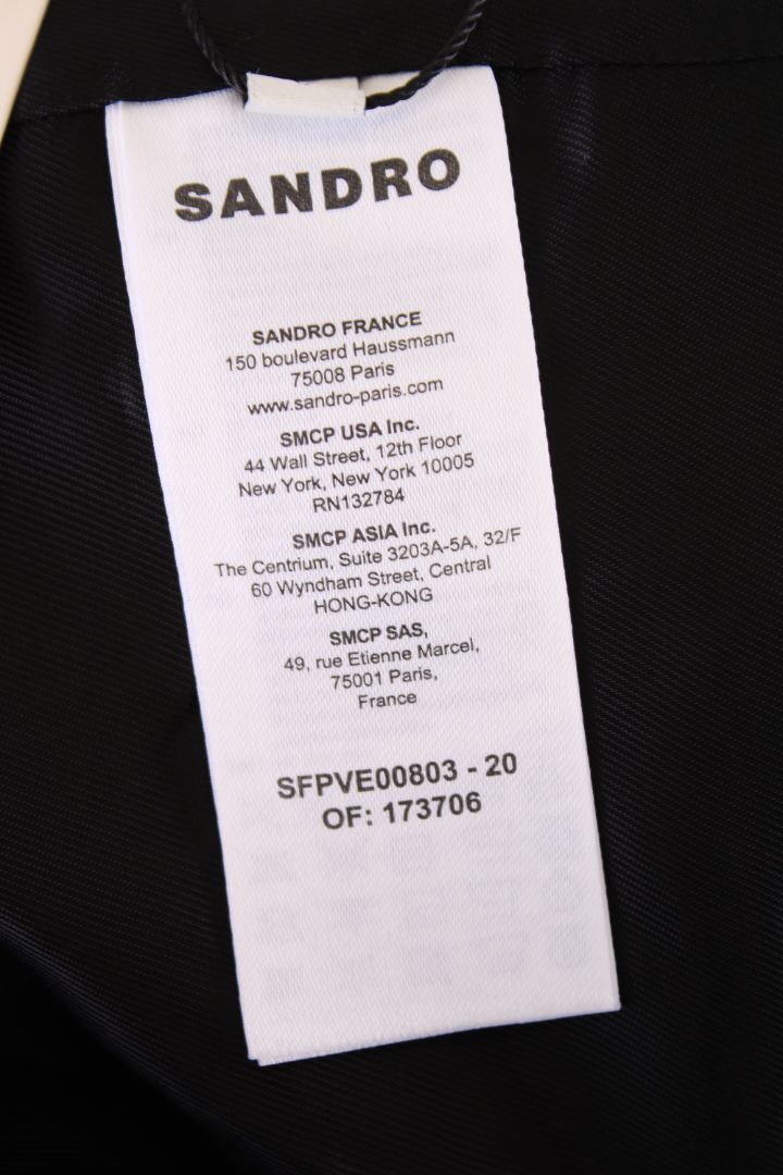 Sandro Oversized Blazer Black S