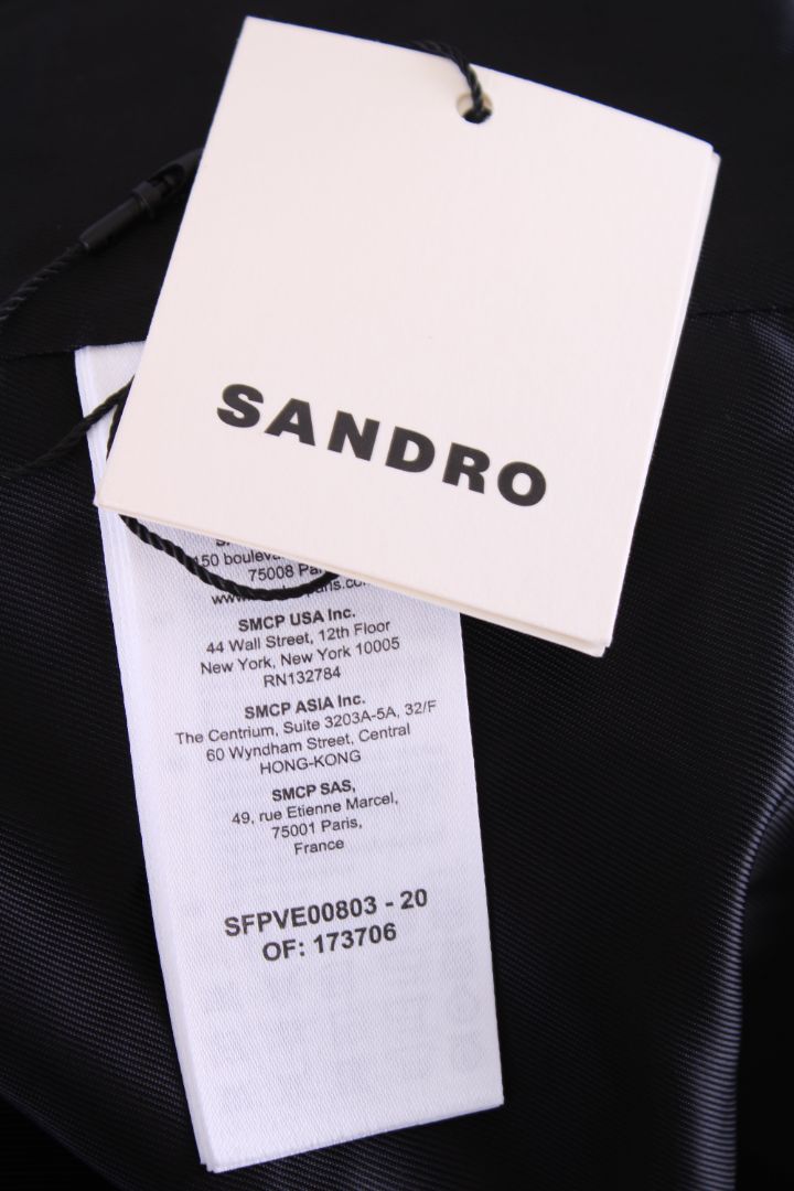 Sandro Oversized Blazer Black S